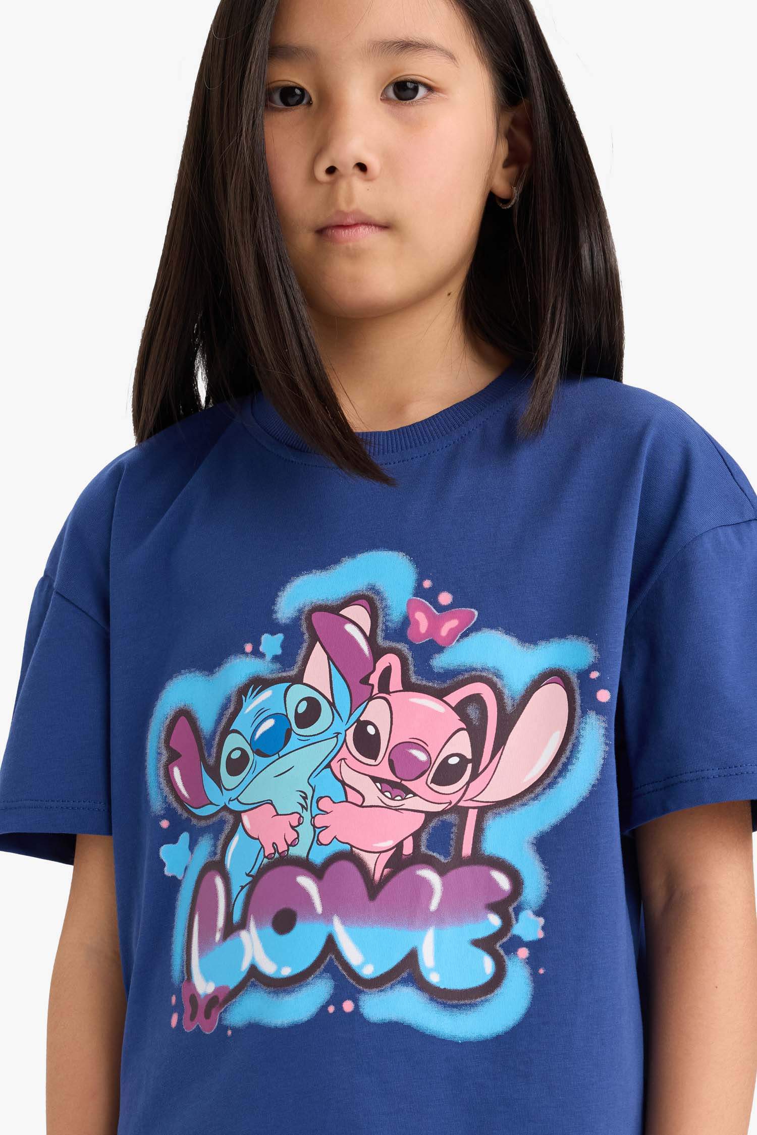 Girl Disney Lilo & Stitch Relax Fit T-Shirt