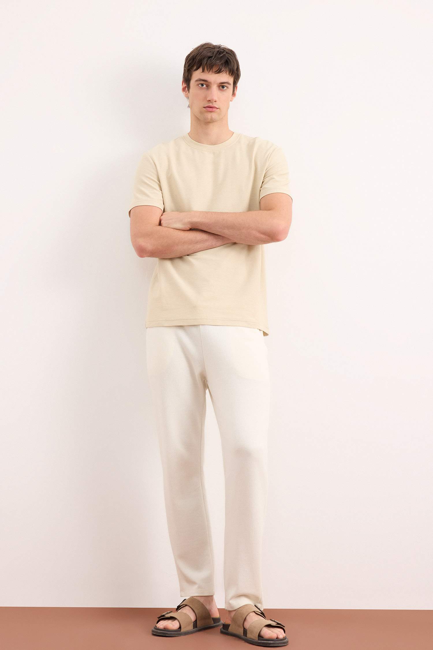 дөңгелек жаға твил Қысқа жеңді футболка