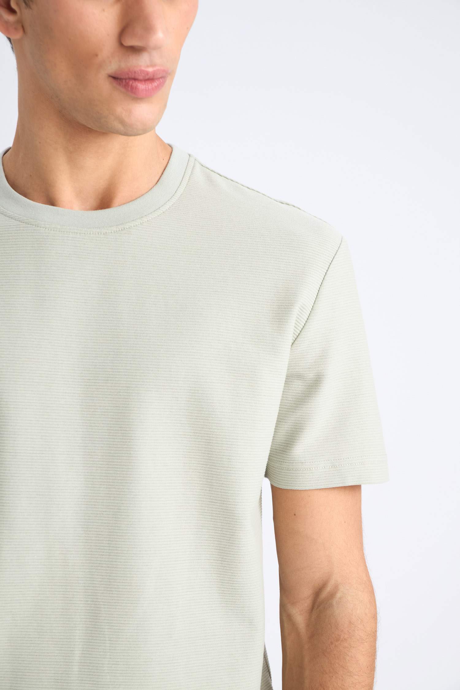 дөңгелек жаға твил Қысқа жеңді футболка