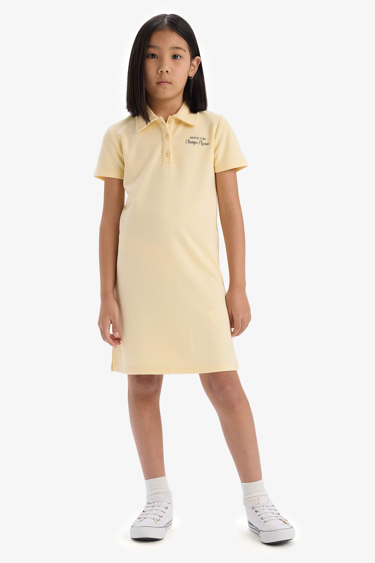 Short Sleeve Knitted Dress