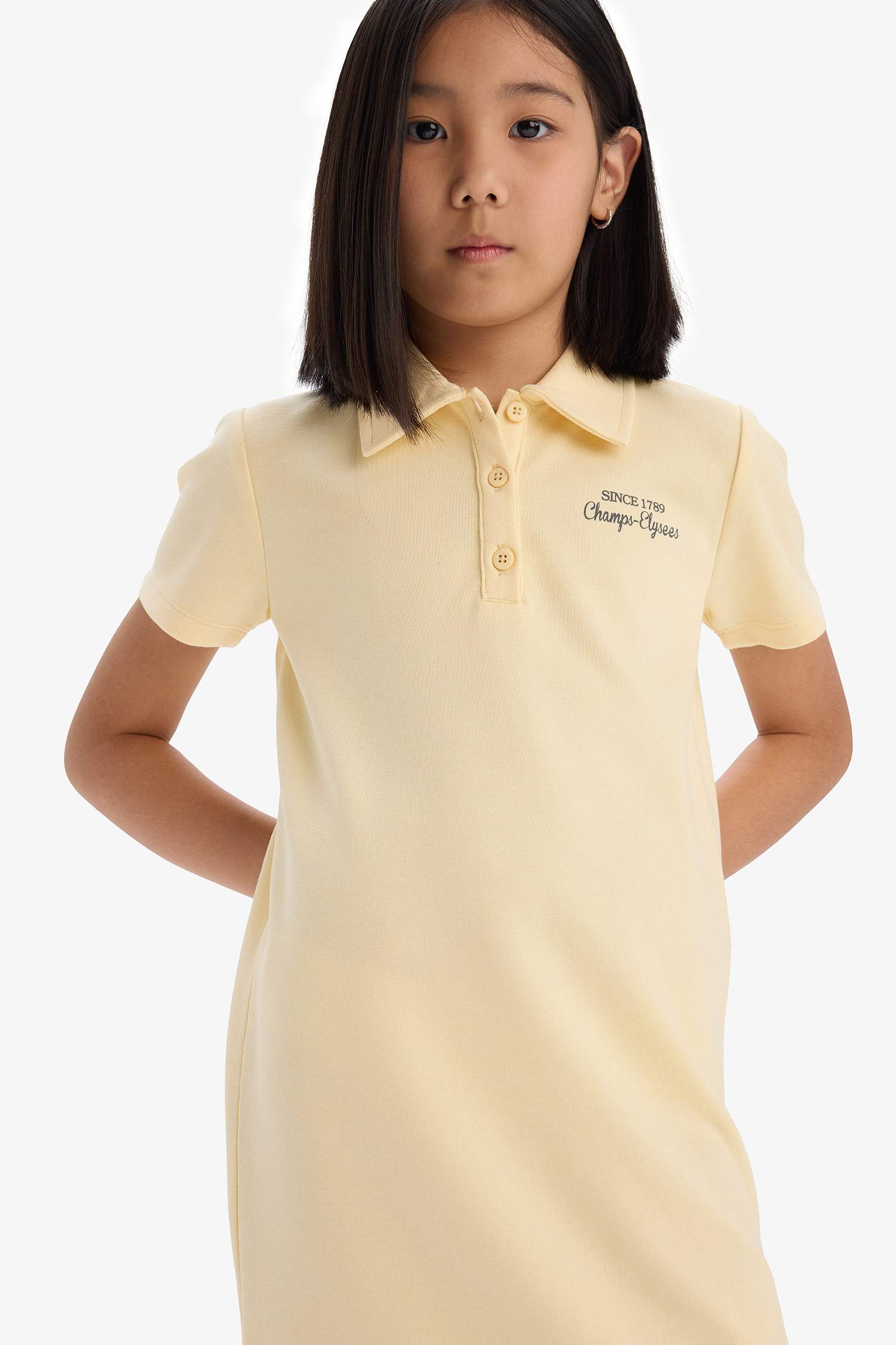 Short Sleeve Knitted Dress