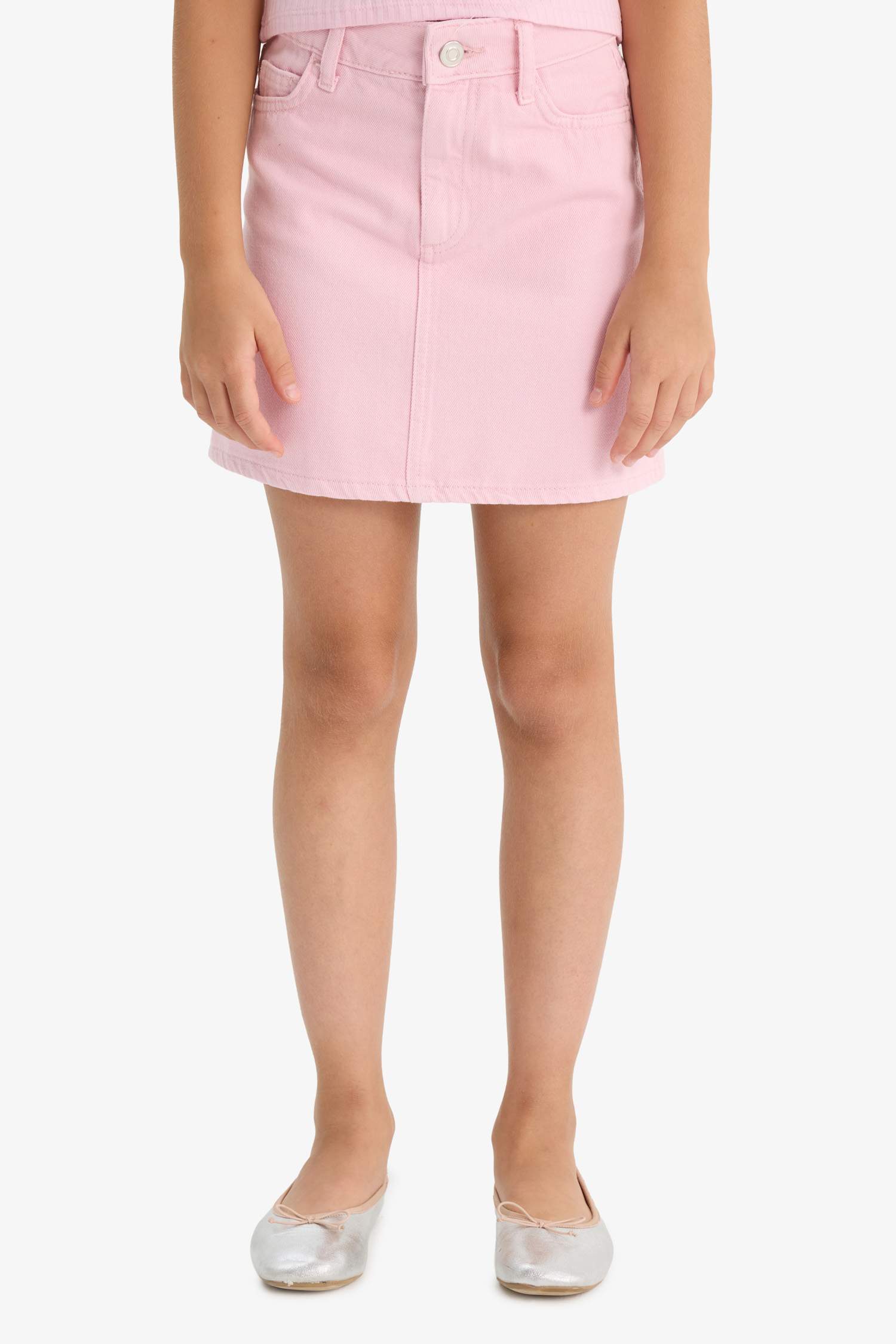 Детская юбка из габардина