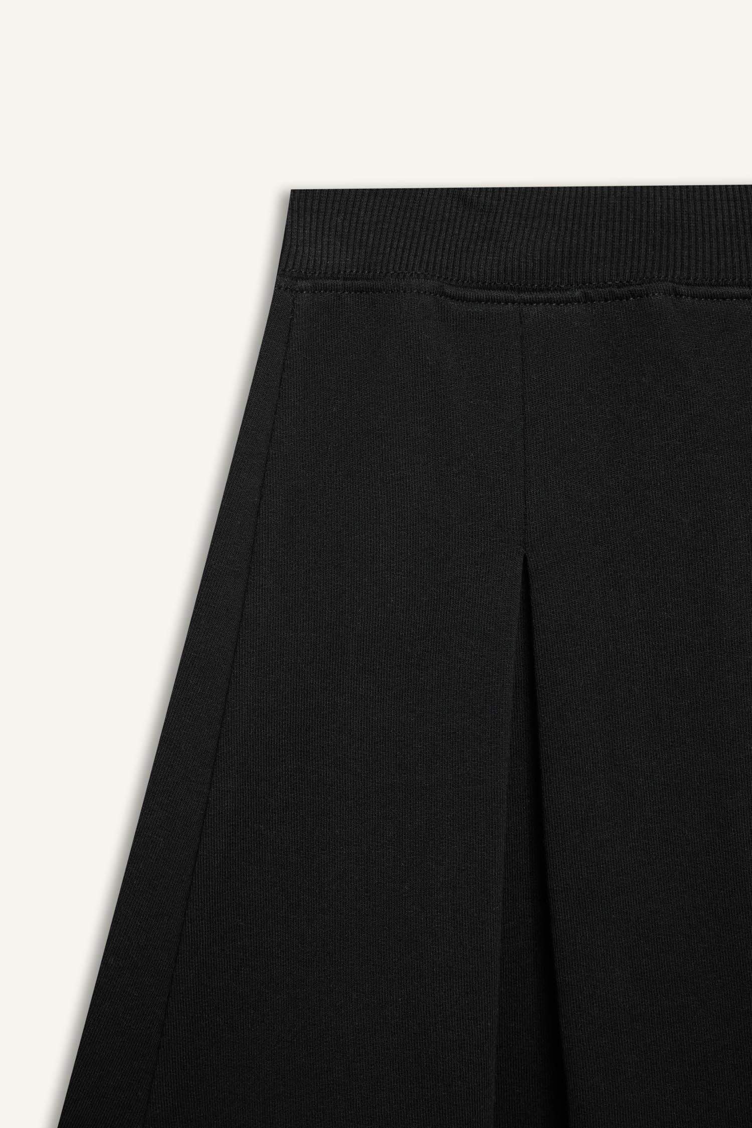 Kız Çocuk Basic Düz Pileli Etek