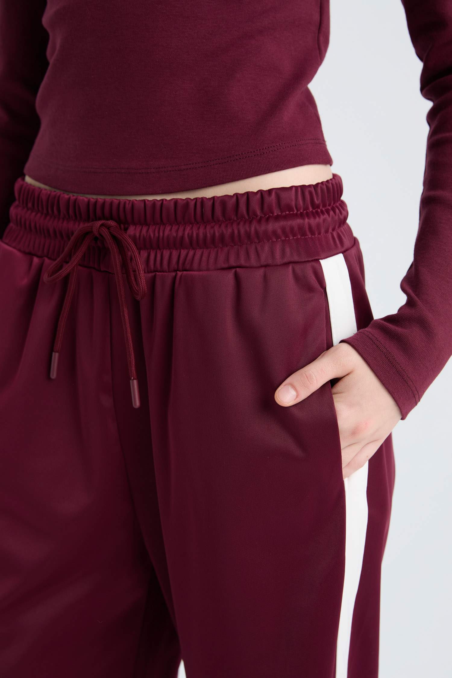 Coool Wide Leg Eşofman Altı Geniş Bol Paça Beli Lastikli Cepli Bağcıklı