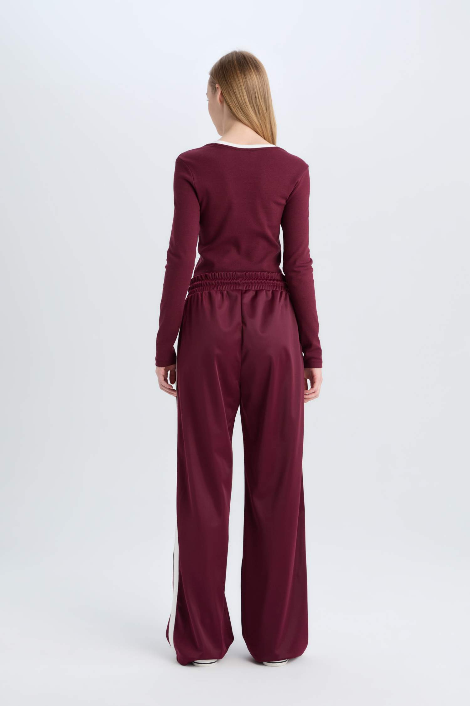 Coool Wide Leg Eşofman Altı Geniş Bol Paça Beli Lastikli Cepli Bağcıklı