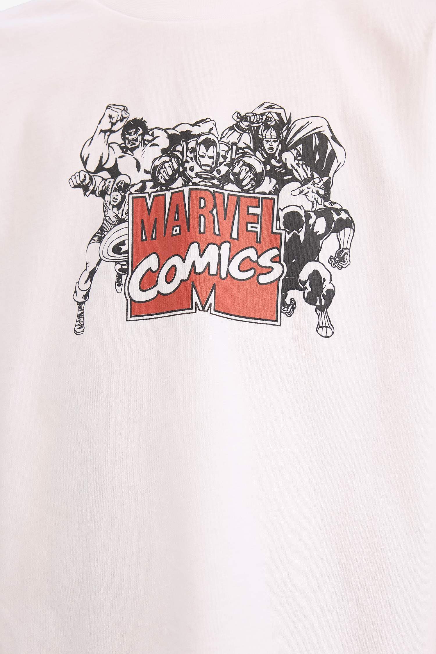 Boy Marvel Comics Regular Fit 2 Piece Pajama Set