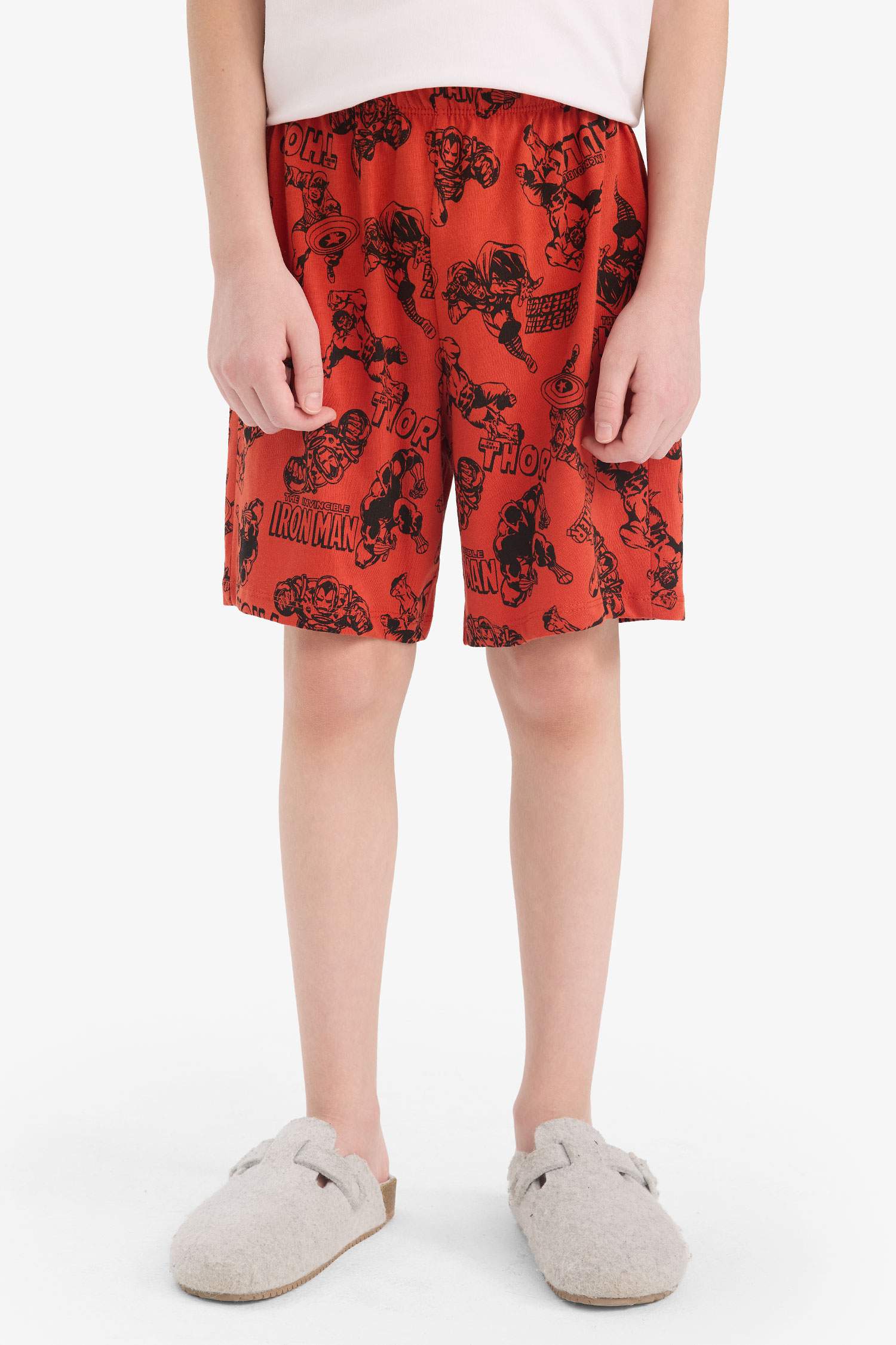 Boy Marvel Comics Regular Fit 2 Piece Pajama Set