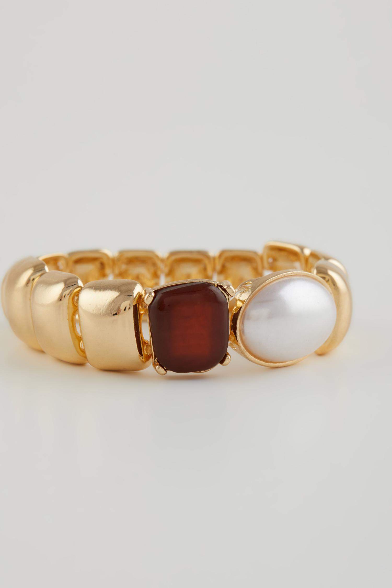 Woman Stone Gold Bracelet
