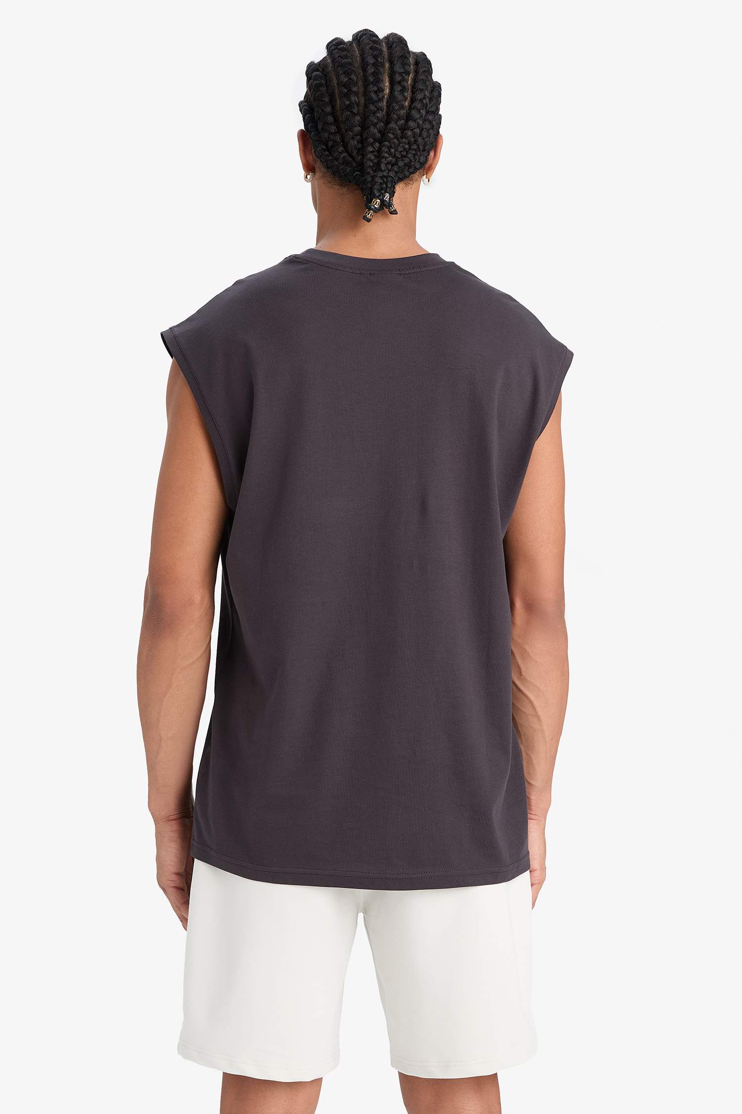 DeFactoFit NBA Wordmark Oversize Fit Tank Top