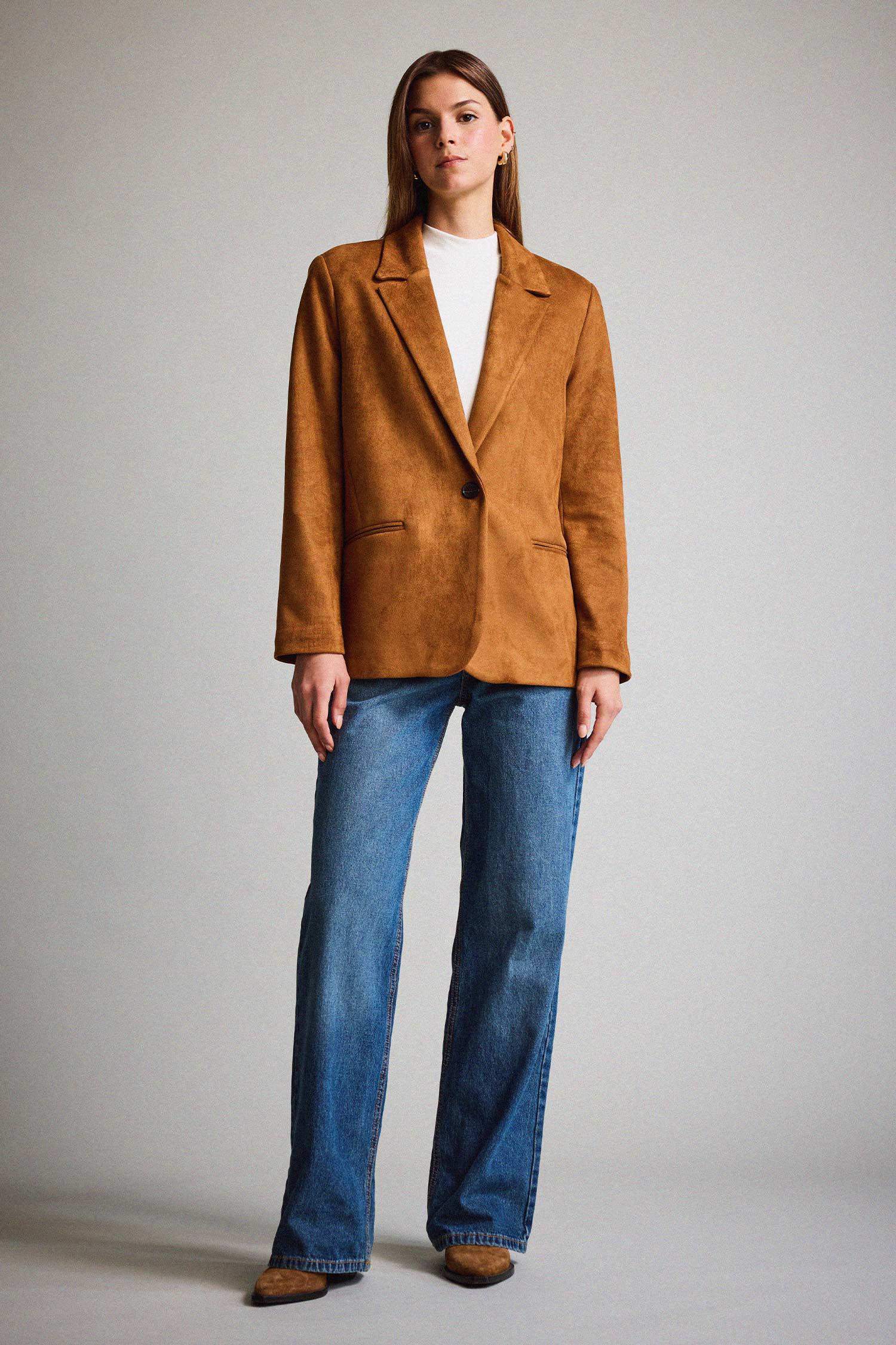 فيست بليزر اوفر سايز بياقة بليزر شمواه