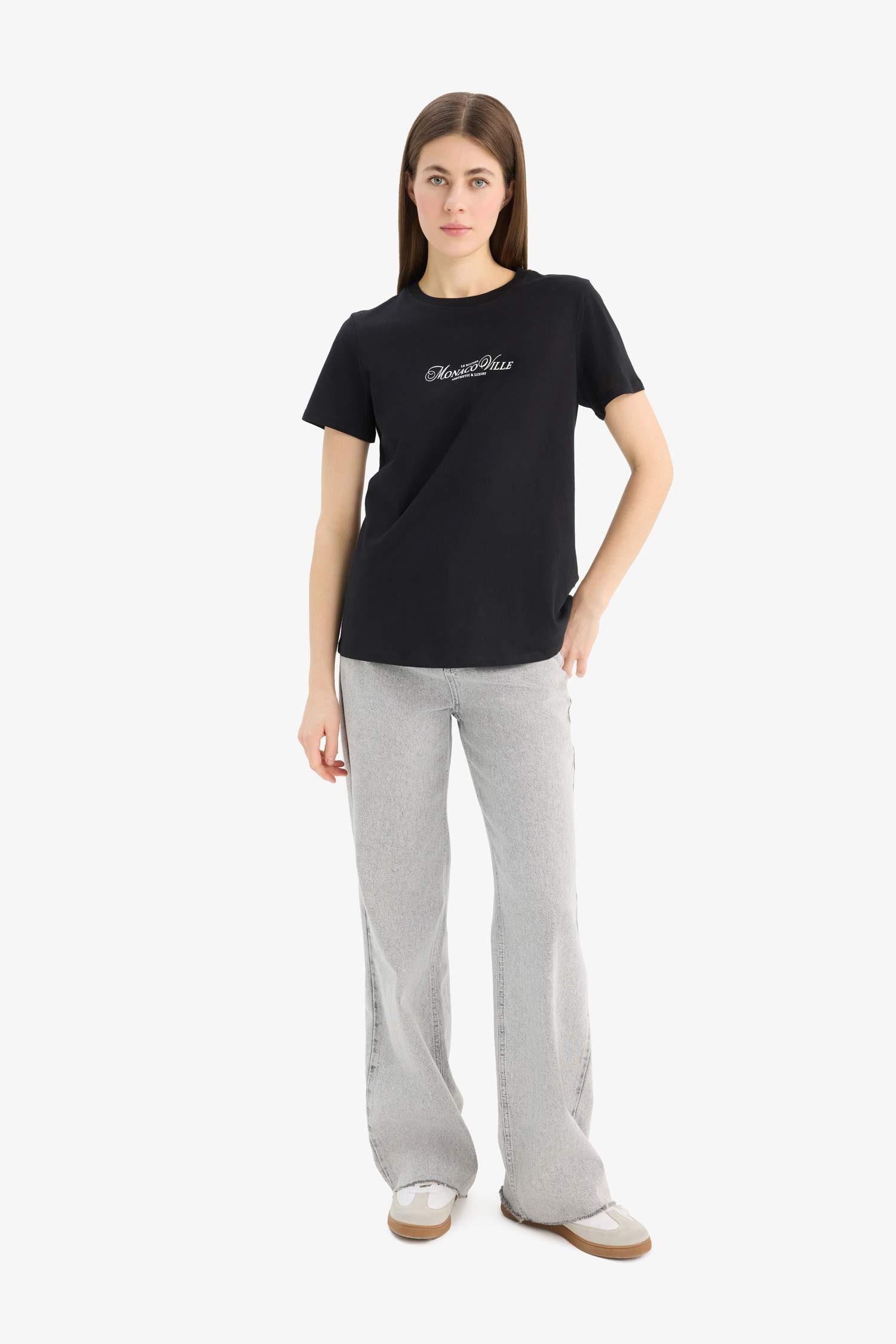 Regular Fit Crew Neck Short Sleeve T-Shirt