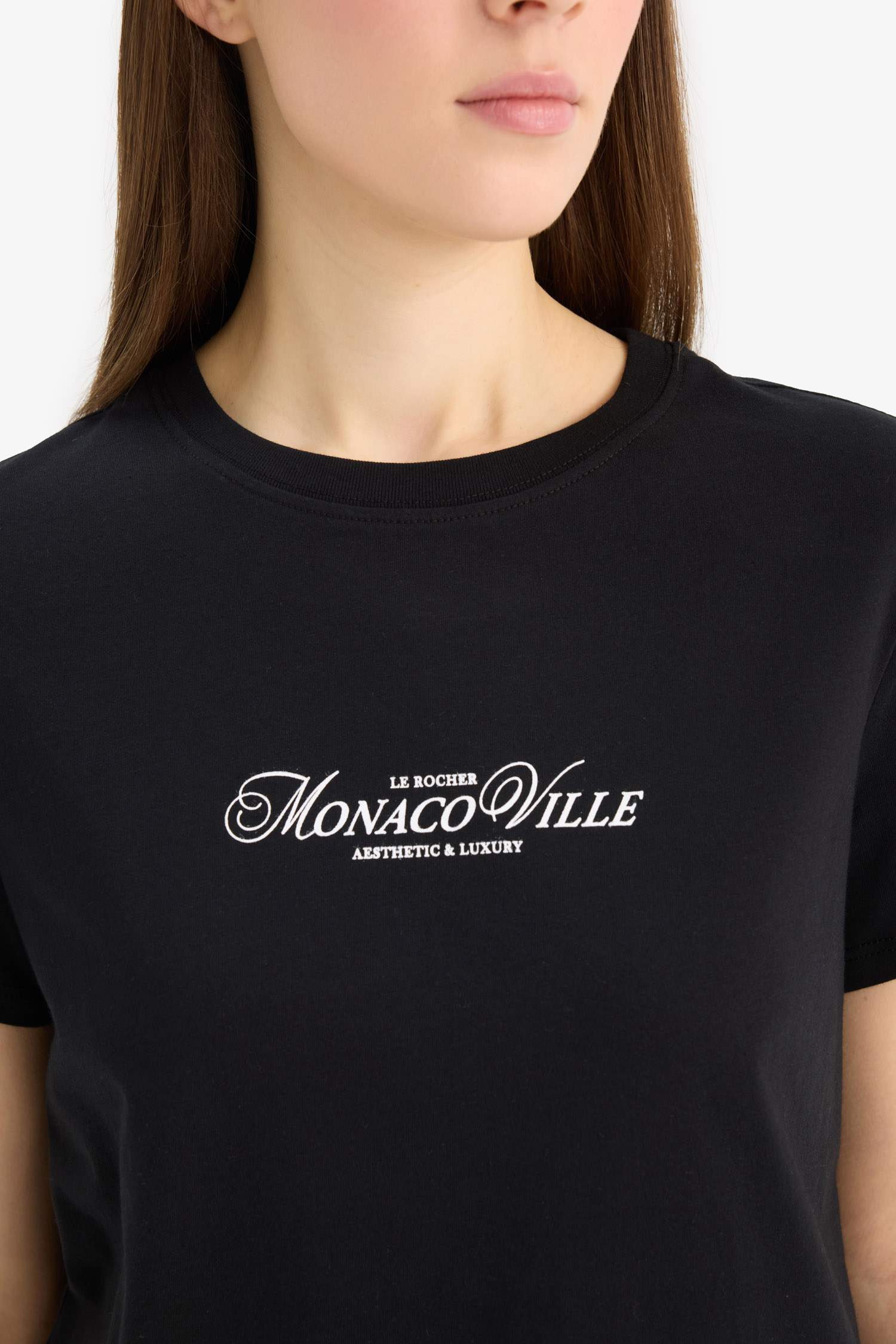 Regular Fit Crew Neck Short Sleeve T-Shirt