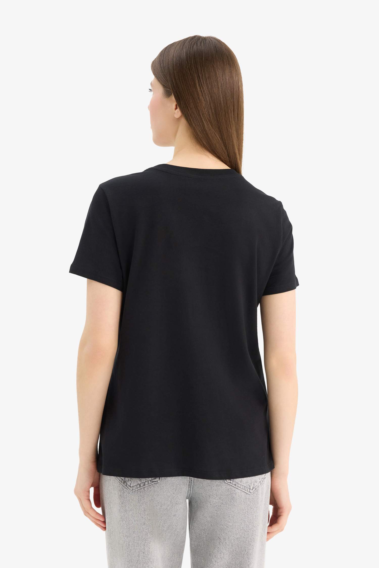 Regular Fit Crew Neck Short Sleeve T-Shirt