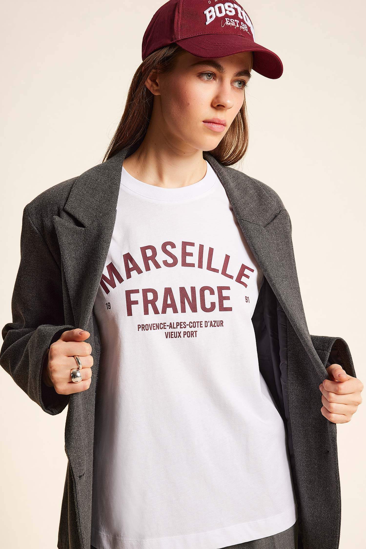 Oversize Fit Crew Neck Short Sleeve T-Shirt