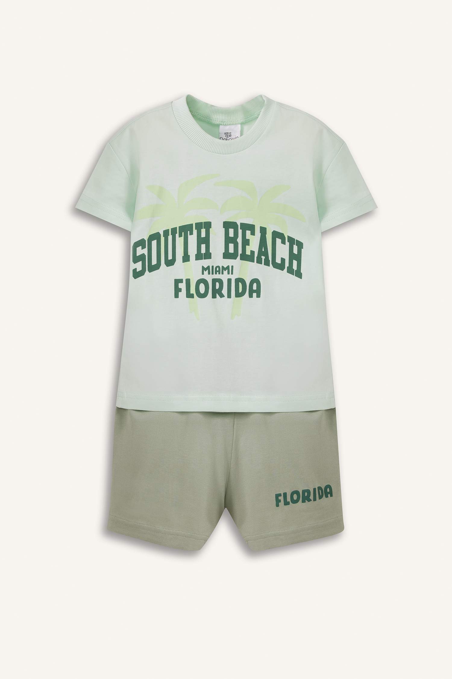 Baby Boy Palm Tree Patterned 2 Piece Set