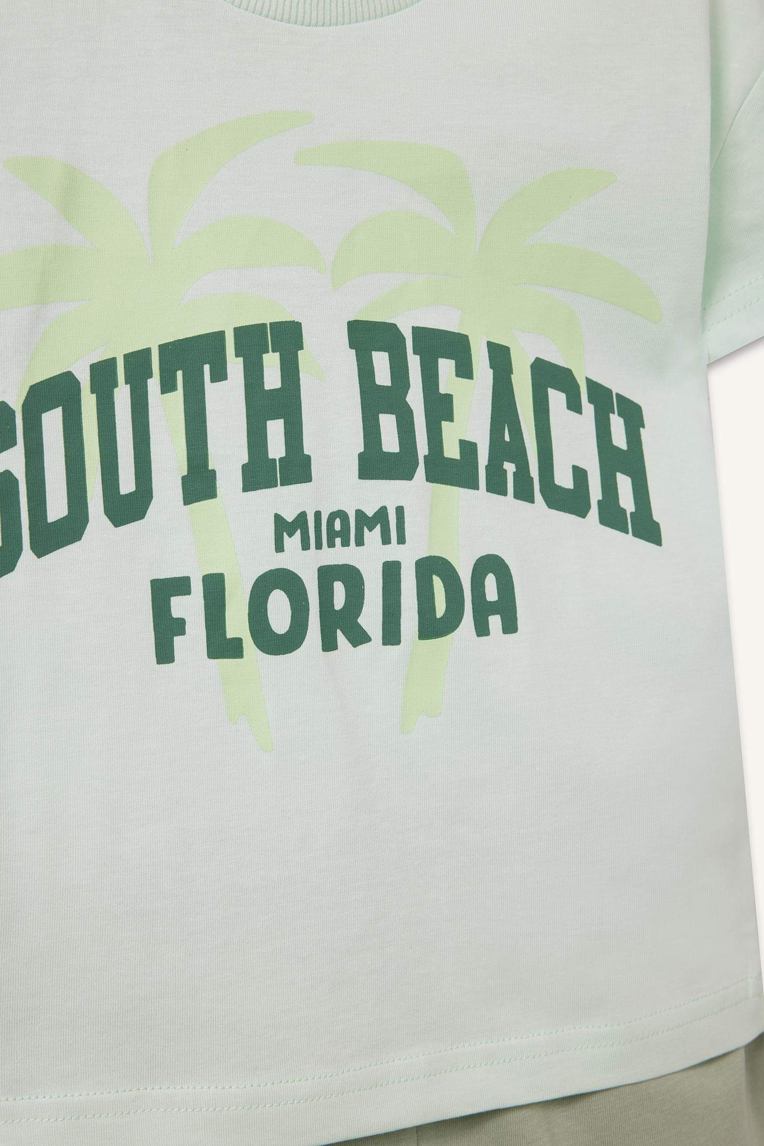 Baby Boy Palm Tree Patterned 2 Piece Set