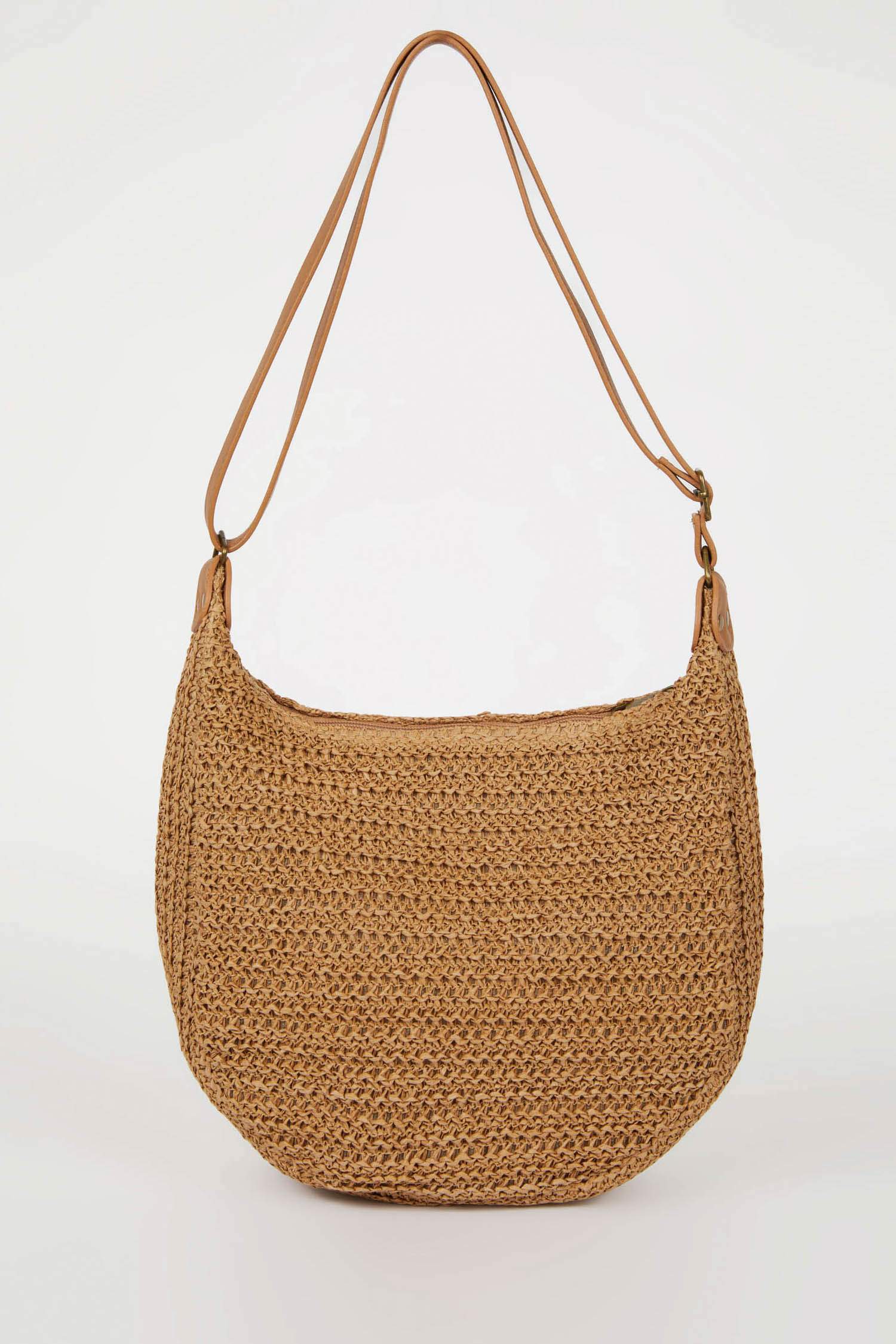 Kadın Maksi Hasır Omuz Çantası