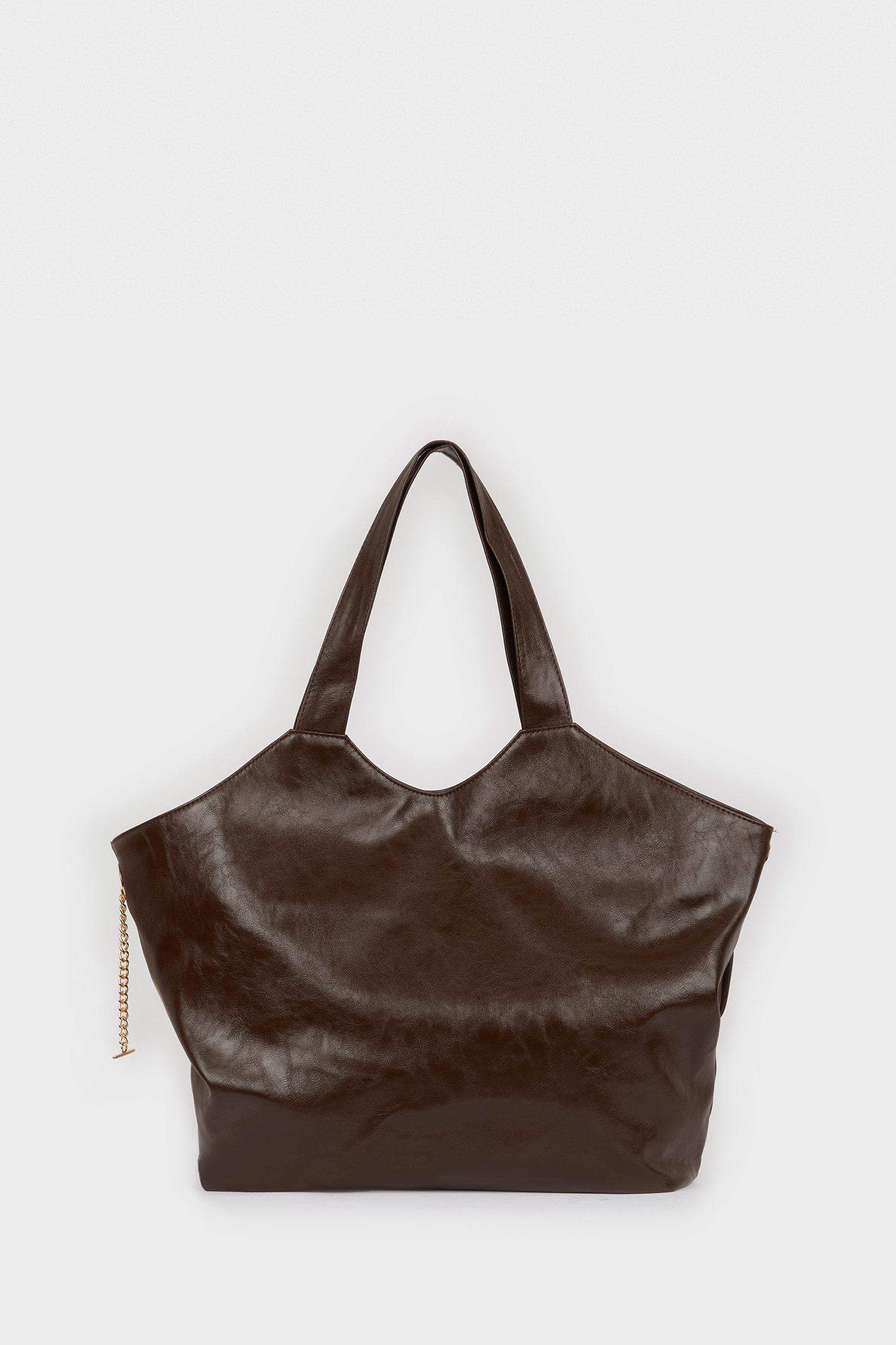 Kadın Maksi Suni Deri Omuz Çantası