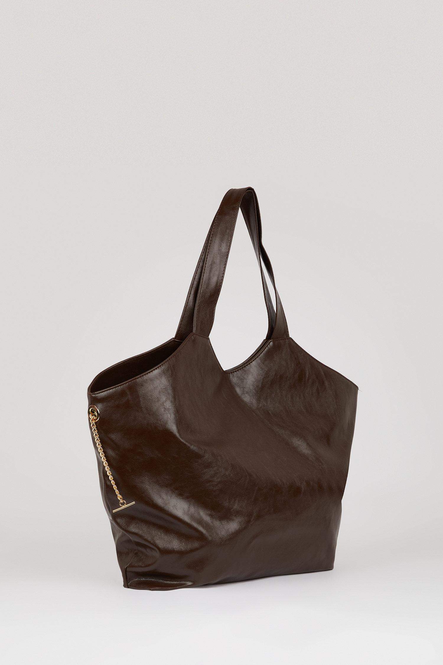 Kadın Maksi Suni Deri Omuz Çantası