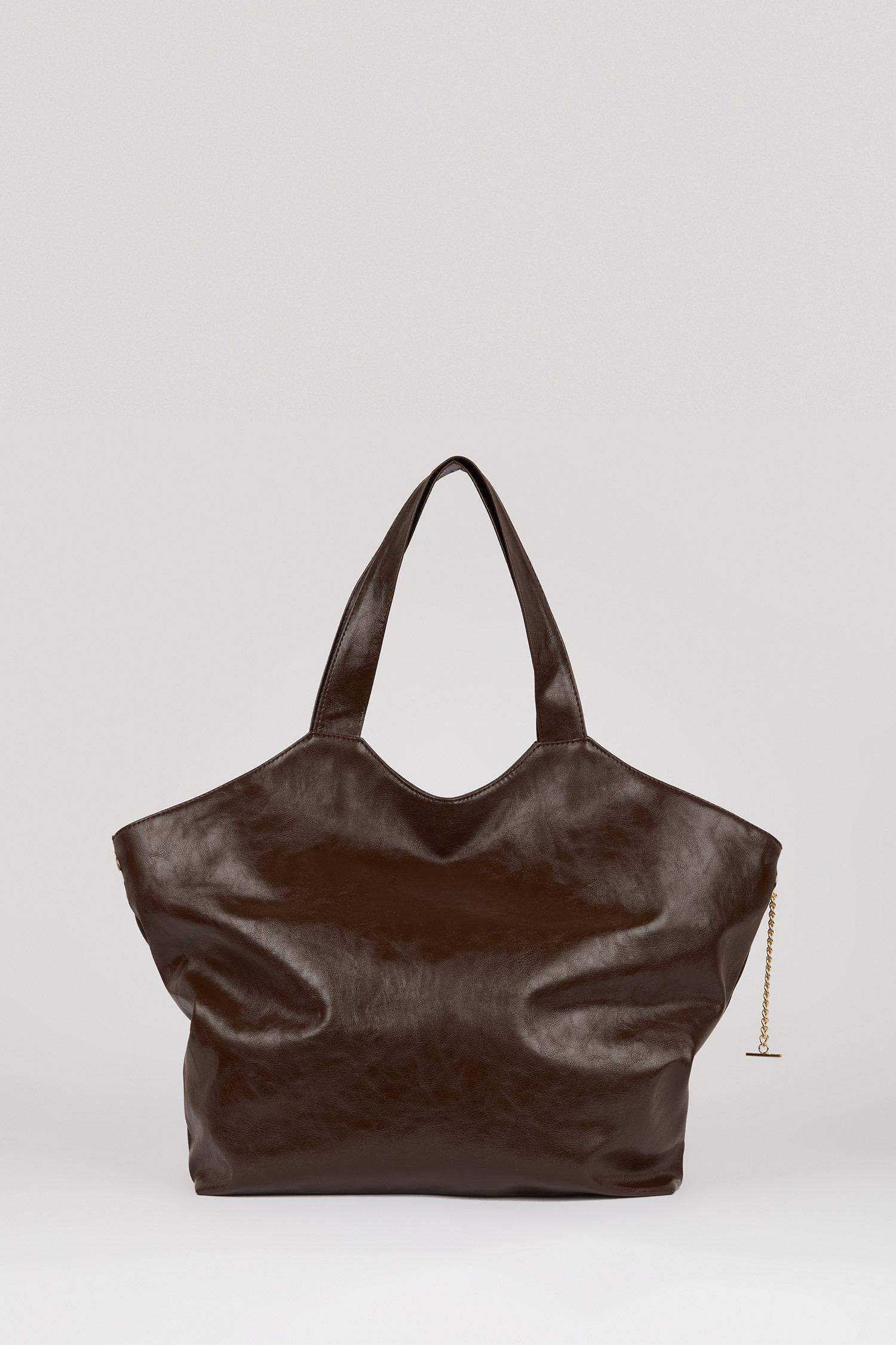 Kadın Maksi Suni Deri Omuz Çantası