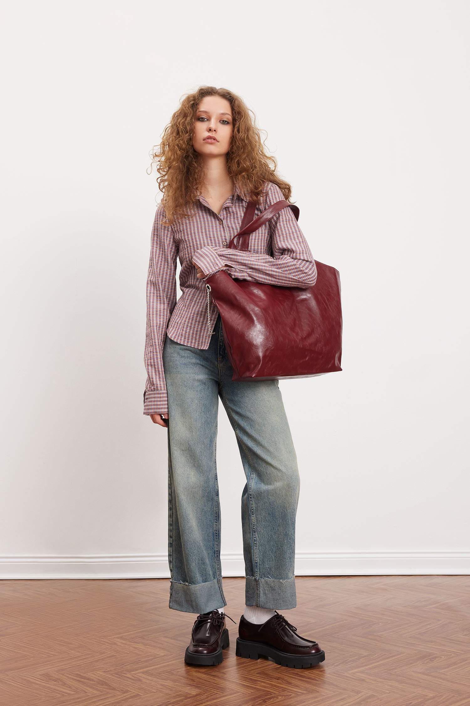 Kadın Maksi Suni Deri Omuz Çantası