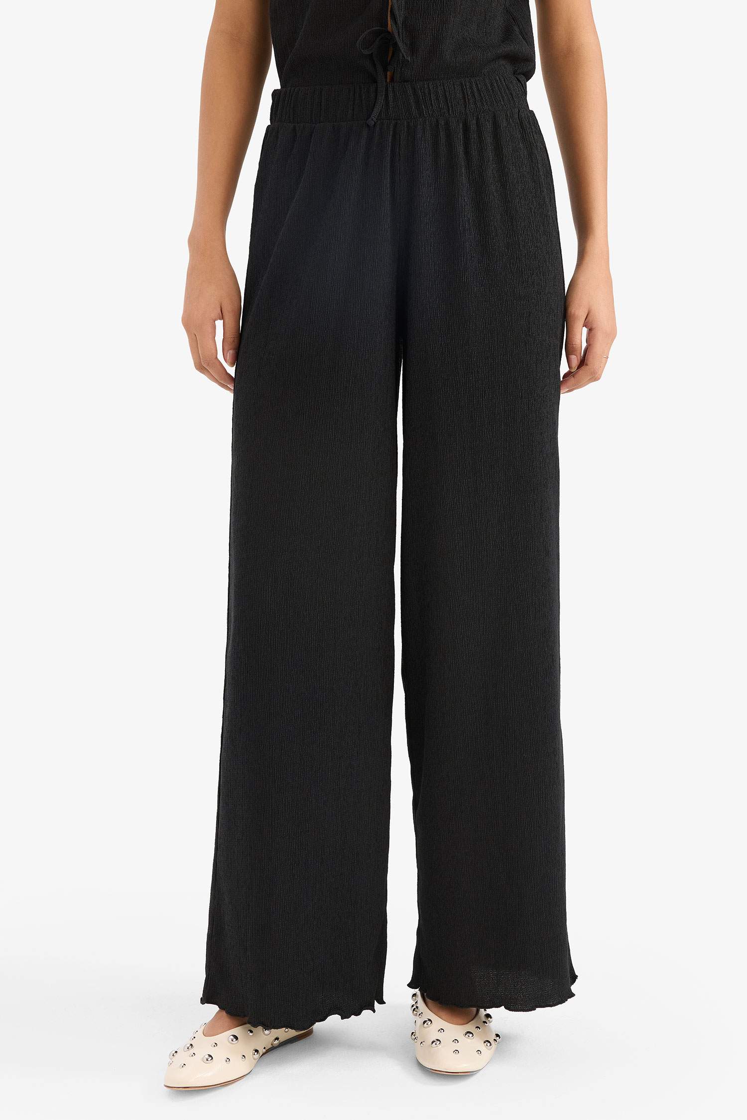 Wide Leg Trousers