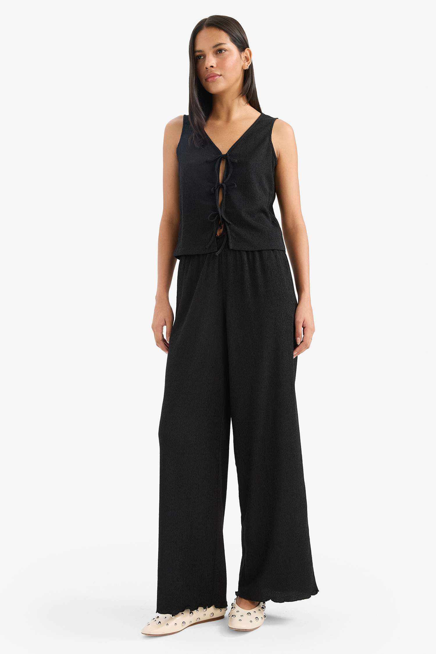 Wide Leg Trousers