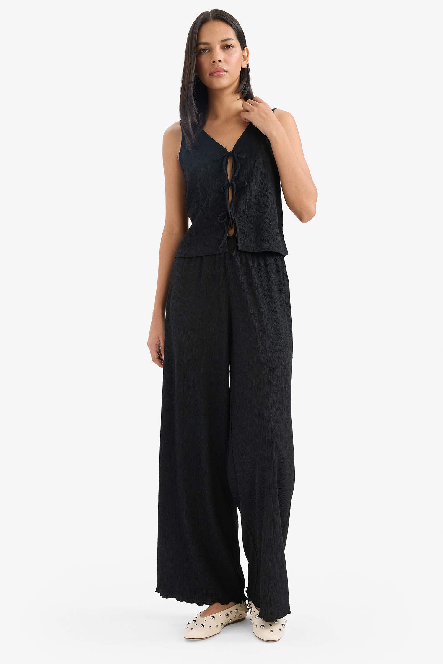 Wide Leg Trousers