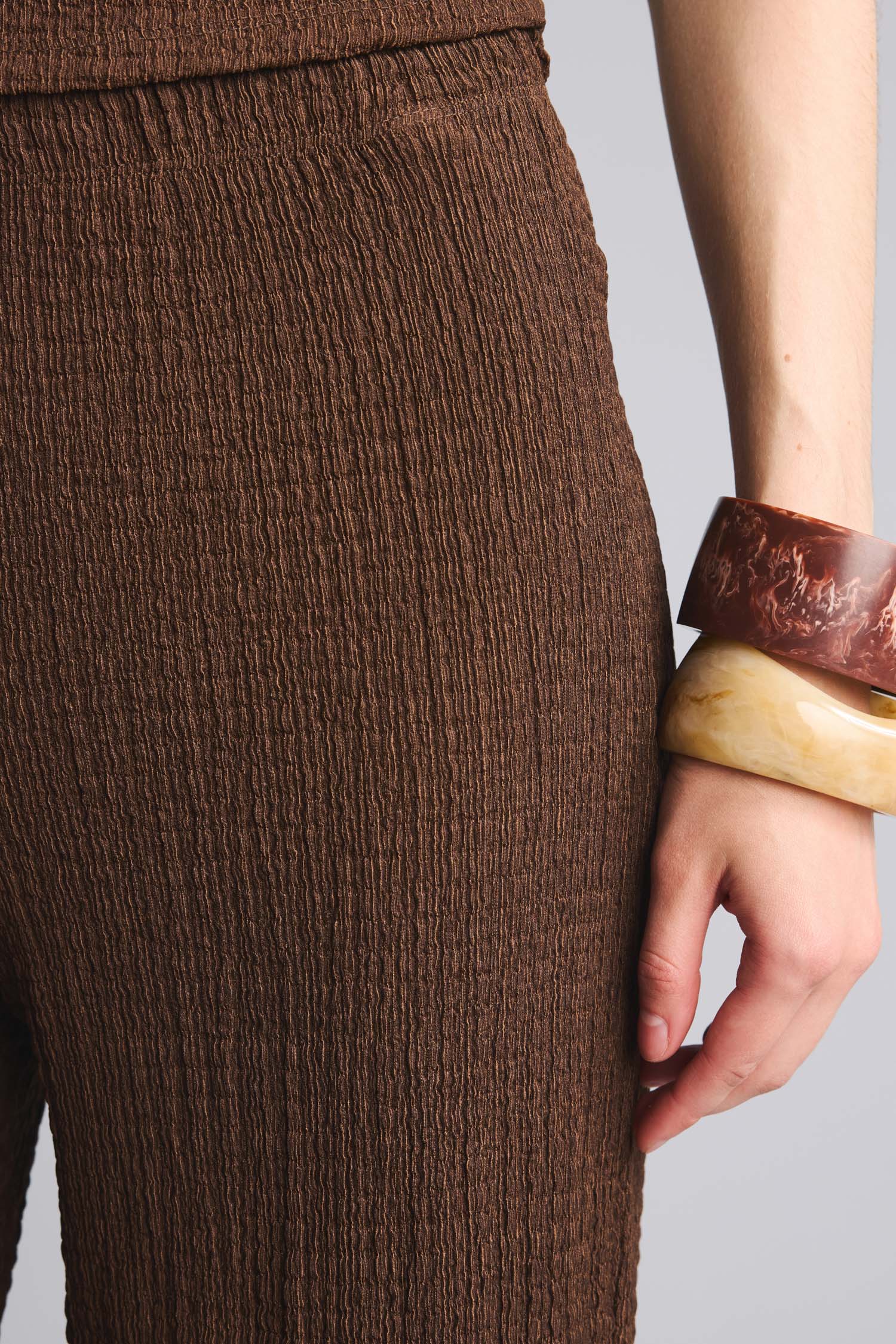 DeFacto Wide Leg Kırışık Dokulu Pantolon görsel 4