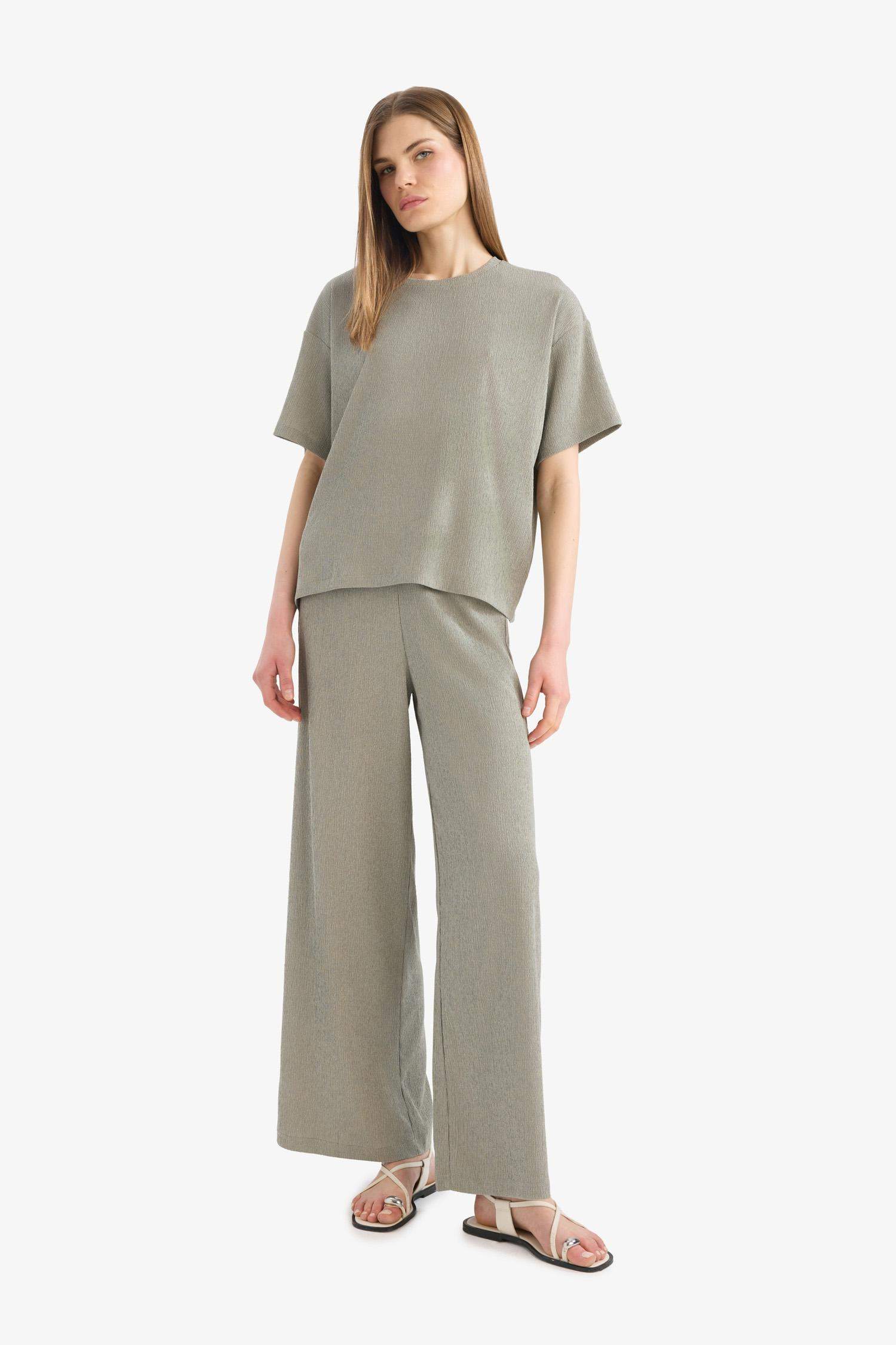 Wide Leg Trousers