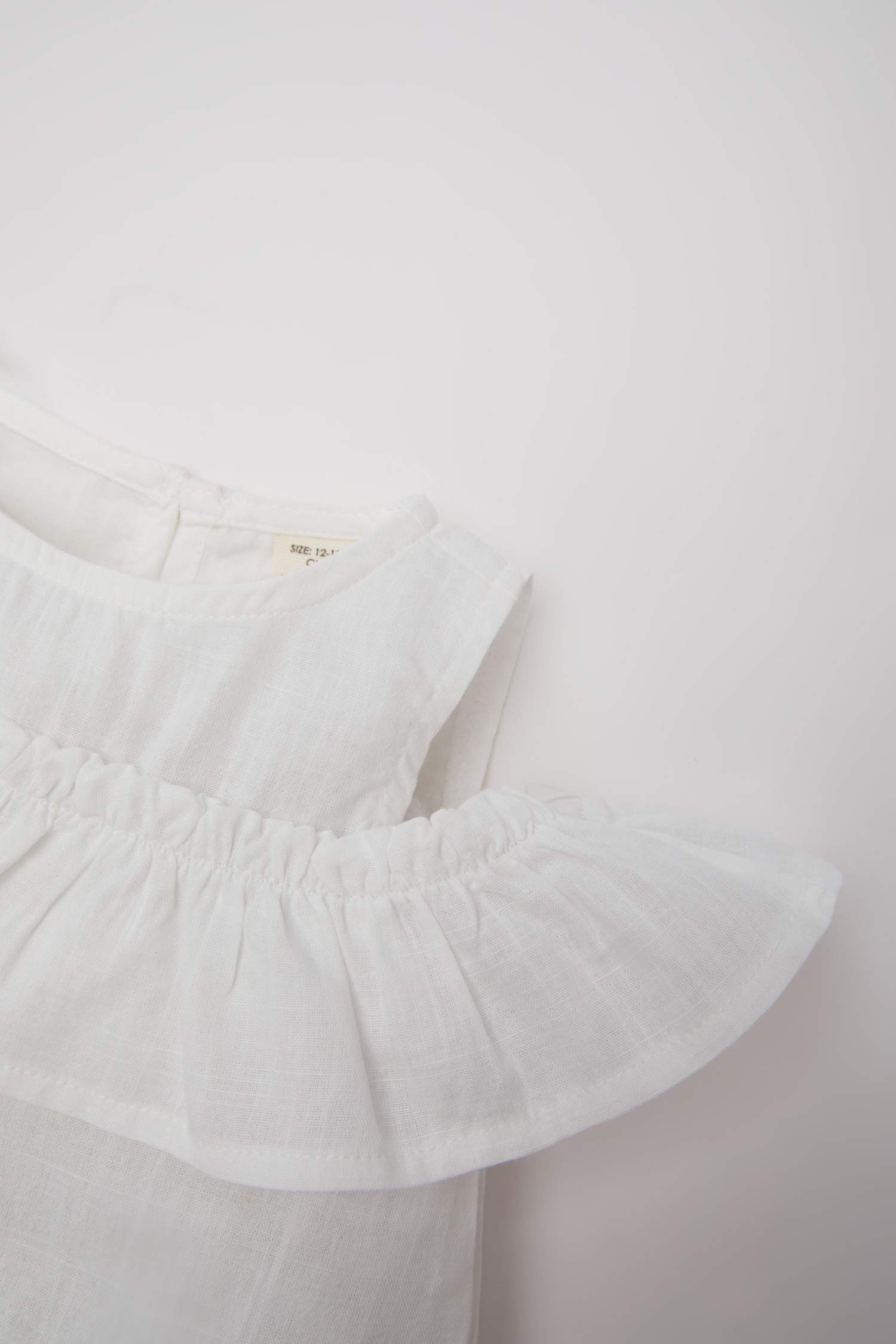 قميص بناتي نص ردن قصة عادية بياخة مستديرة