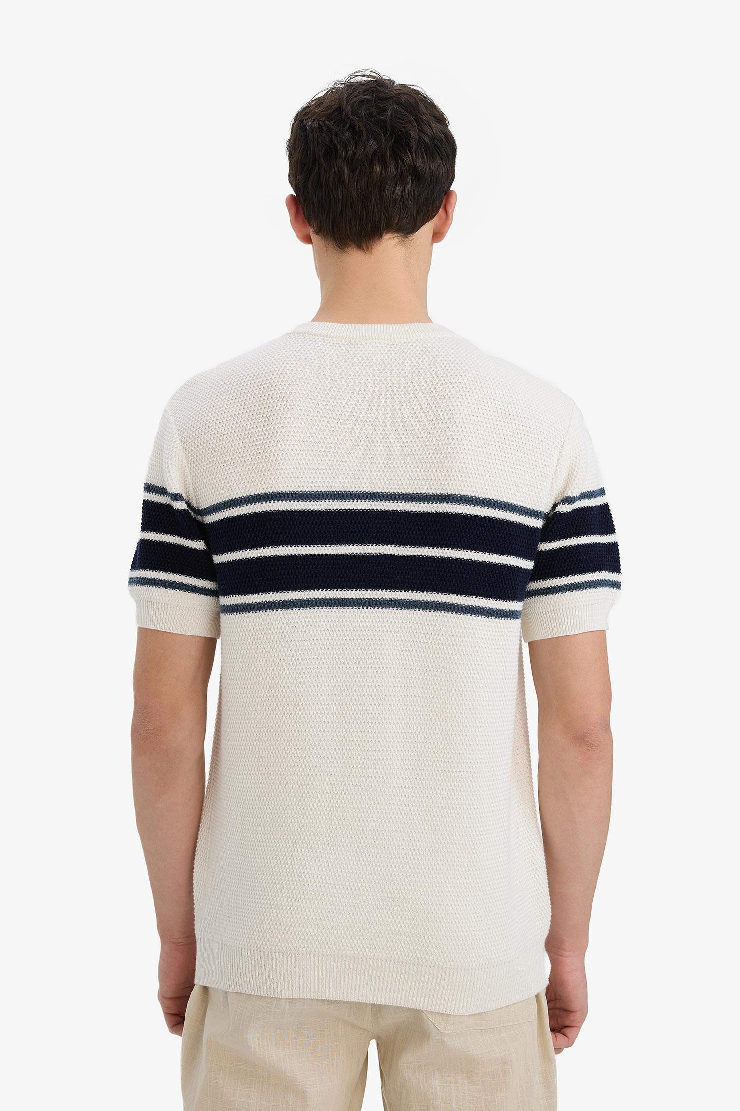 تيشيرت قصة عادية من قطن قصة عادية