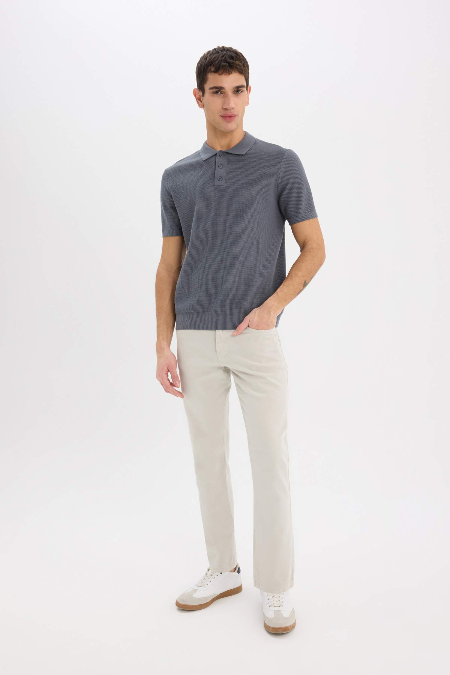 Стандартная посадка, поло с короткими рукавами