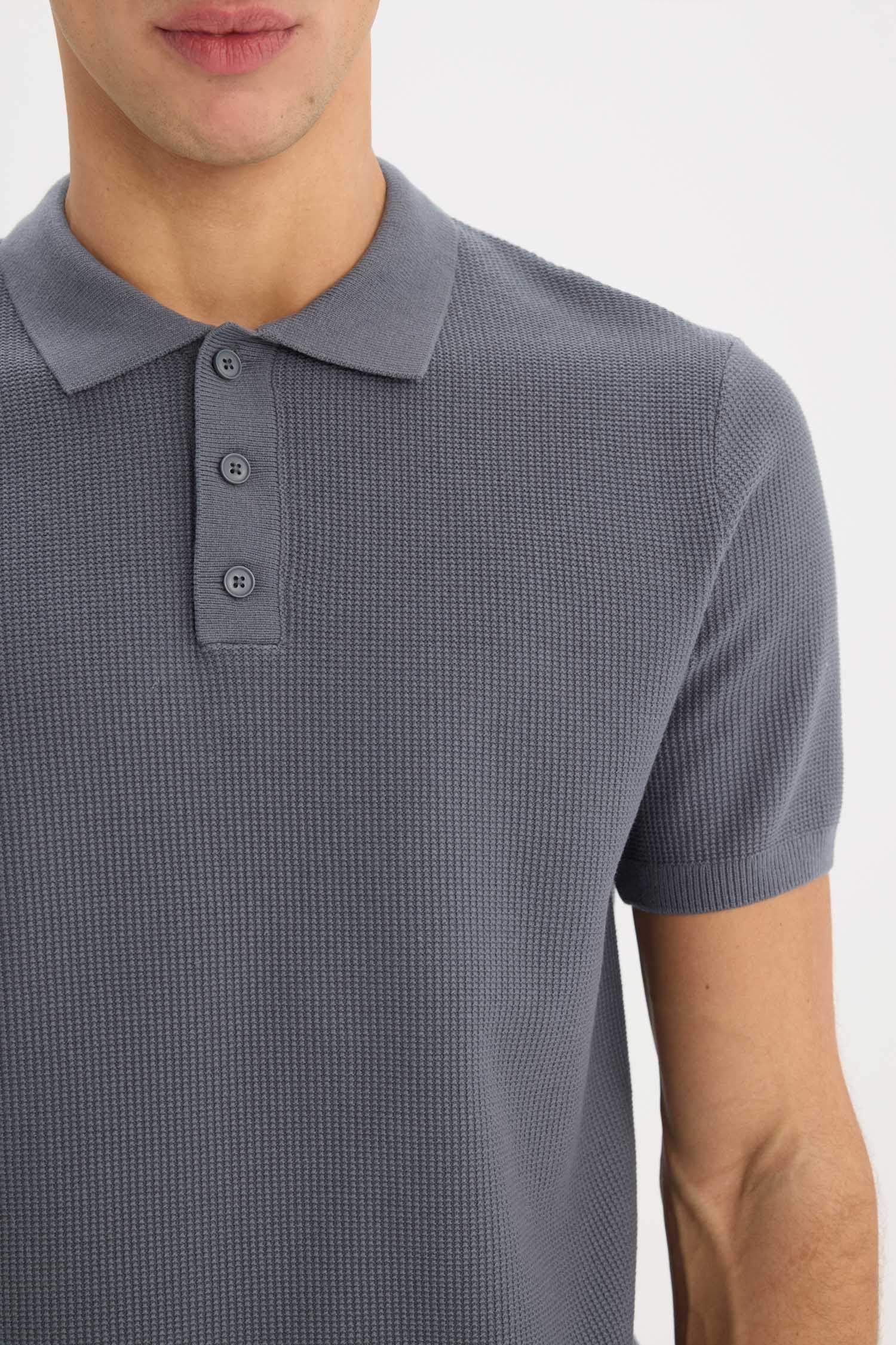 Standard Fit Short Sleeve Polo T-Shirt