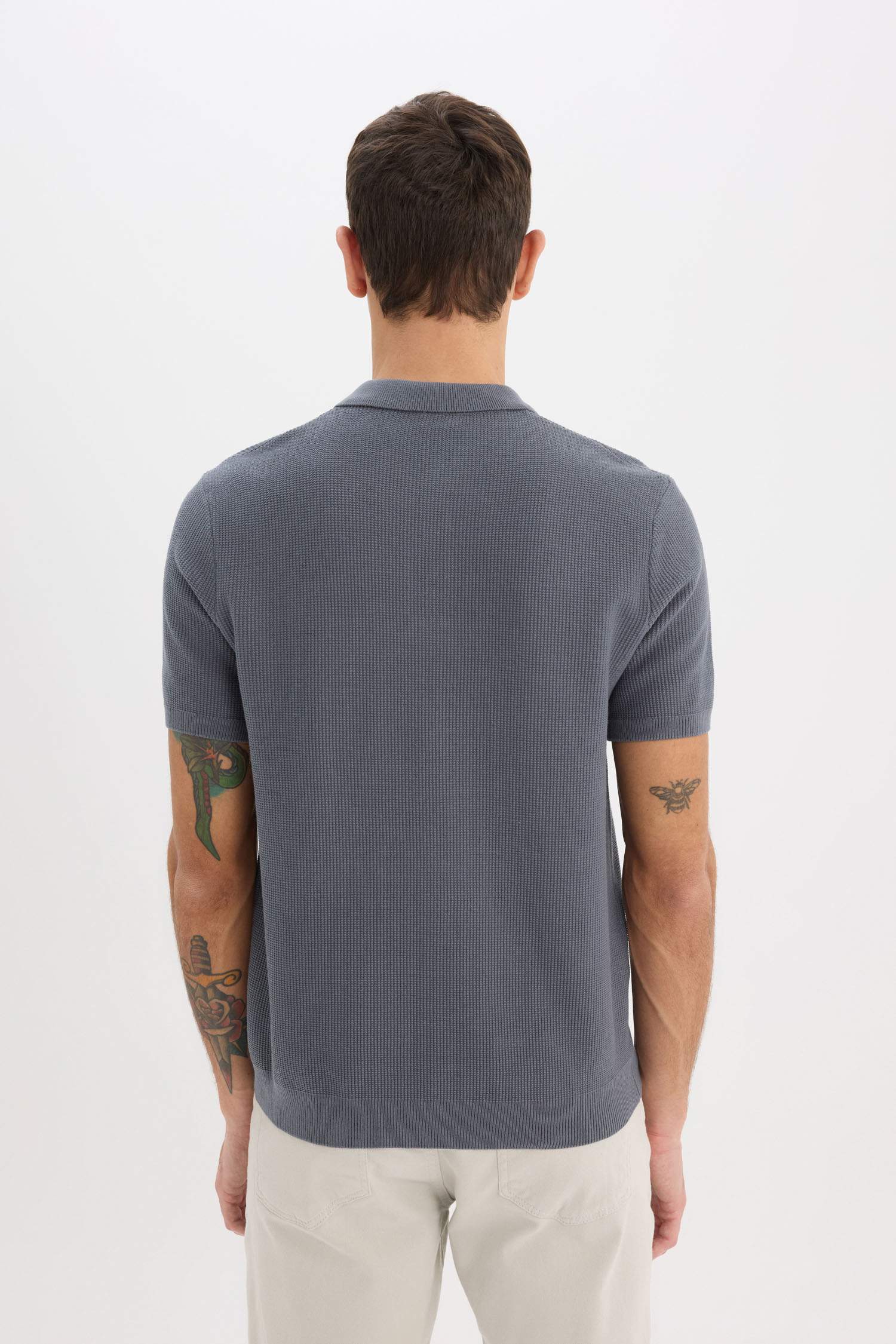 Standard Fit Short Sleeve Polo T-Shirt