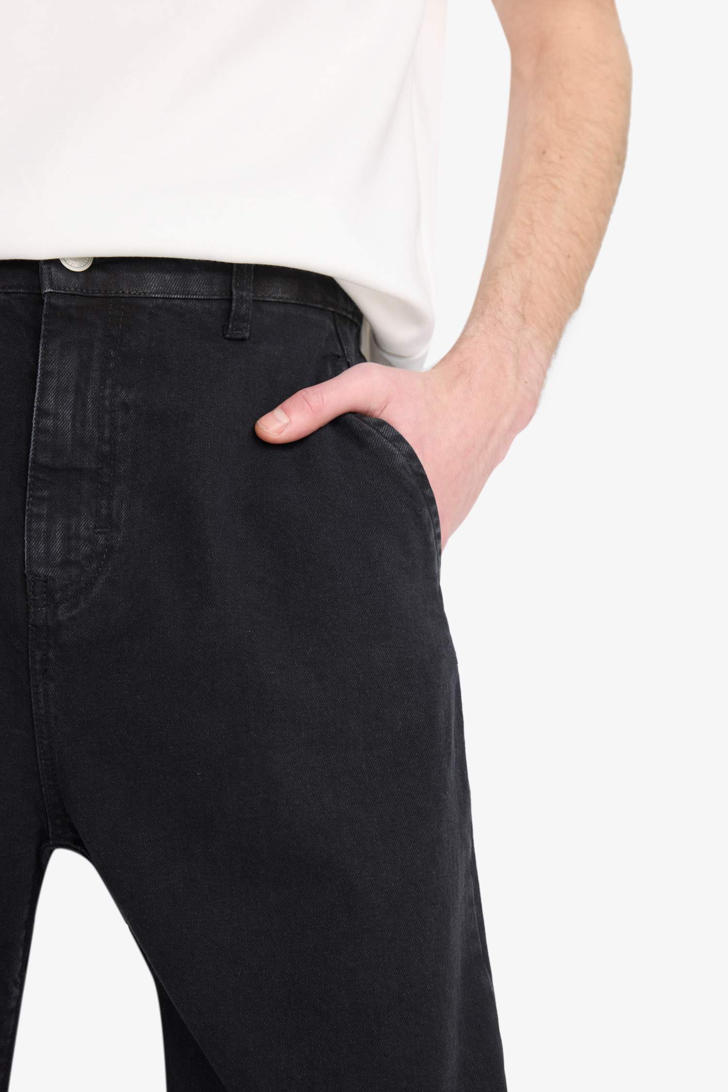 Relaxed Slouchy Fit Straight Leg Jeans