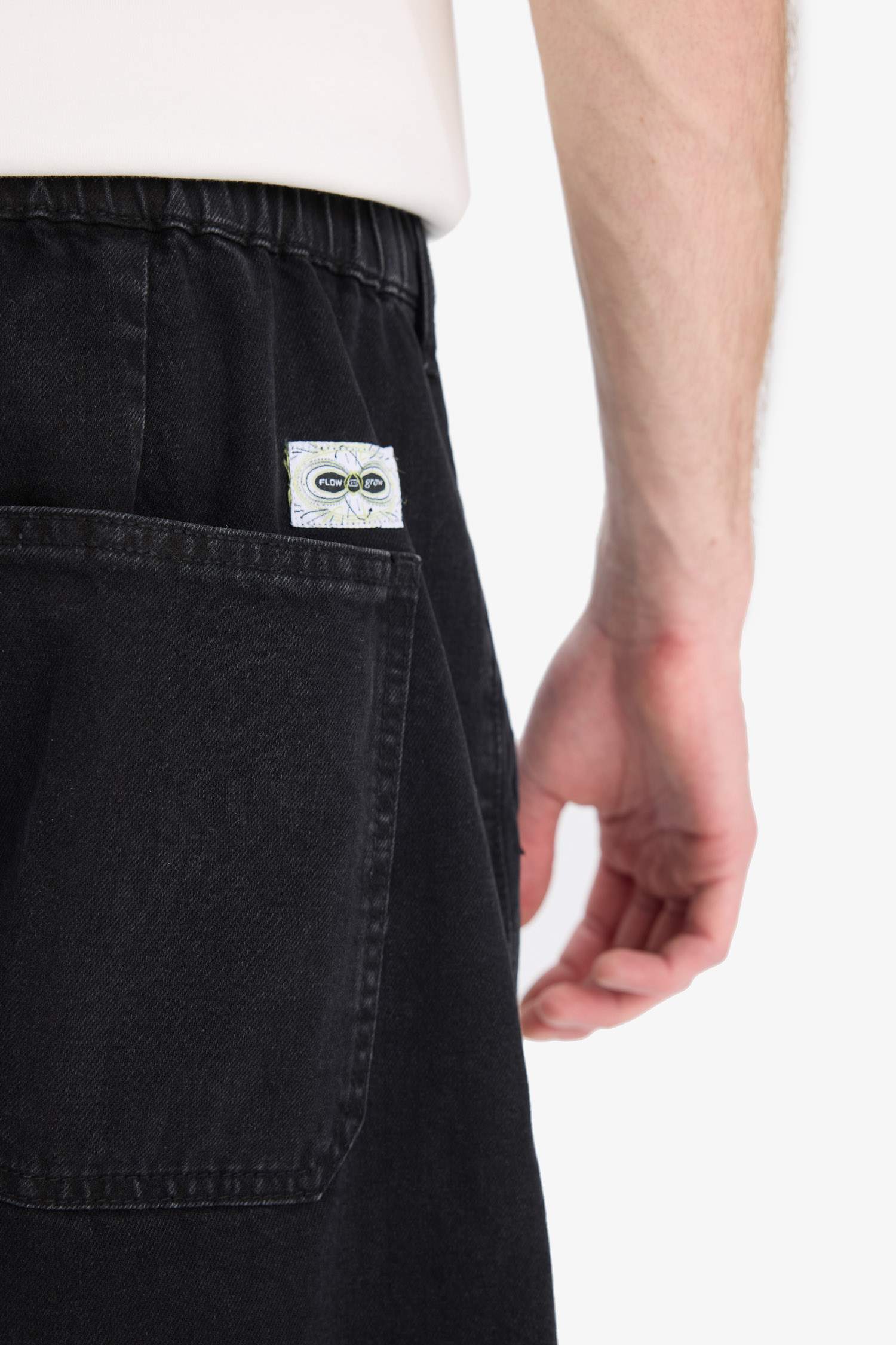 Relaxed Slouchy Fit Straight Leg Jeans