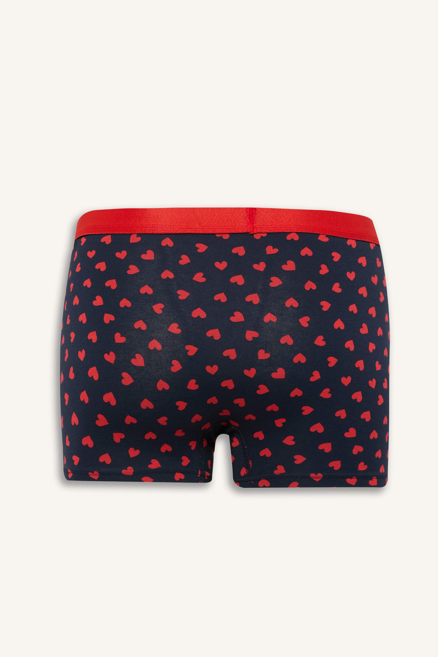 Heart Patterned 3 Piece Boxers
