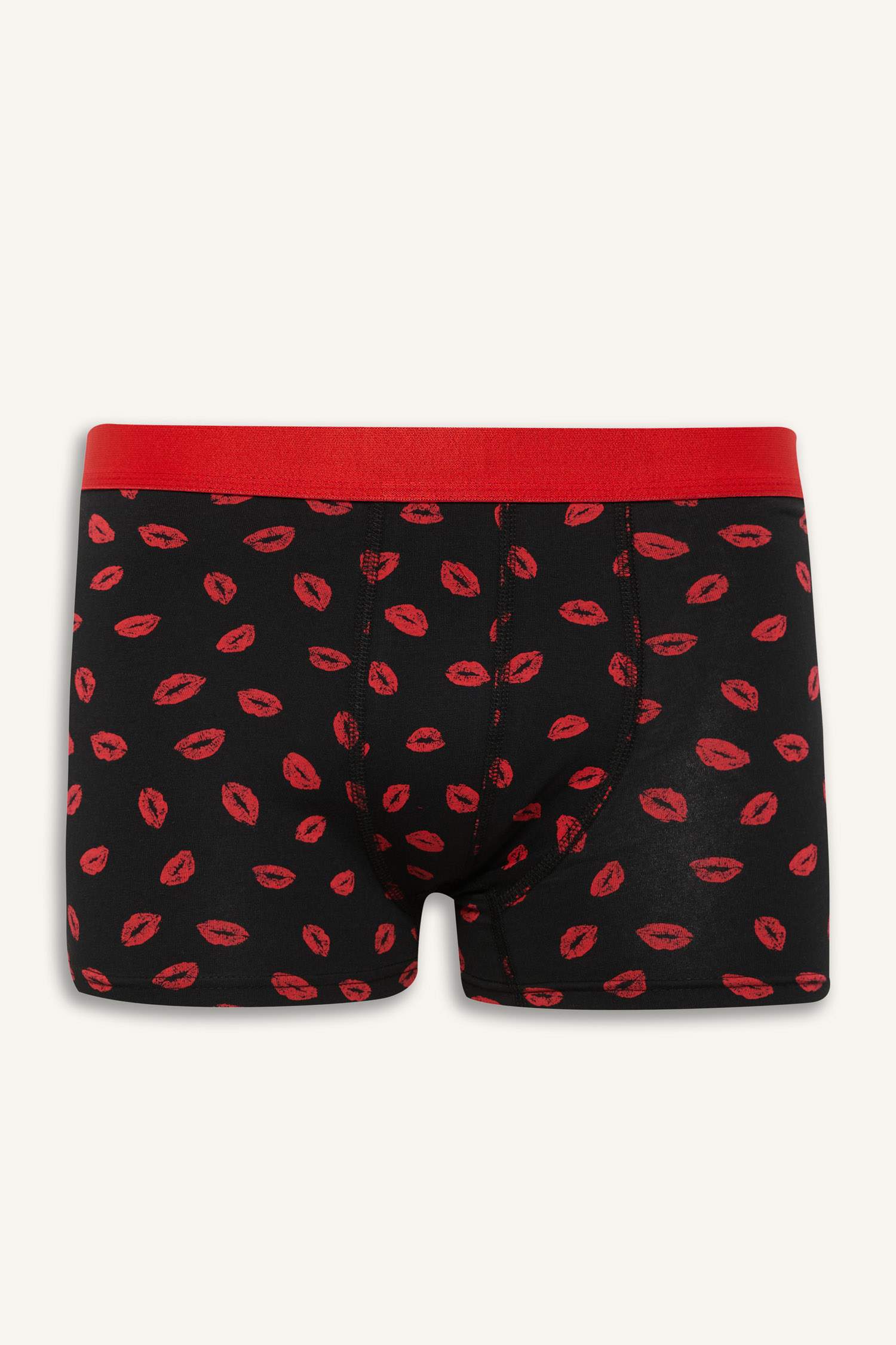 Heart Patterned 3 Piece Boxers