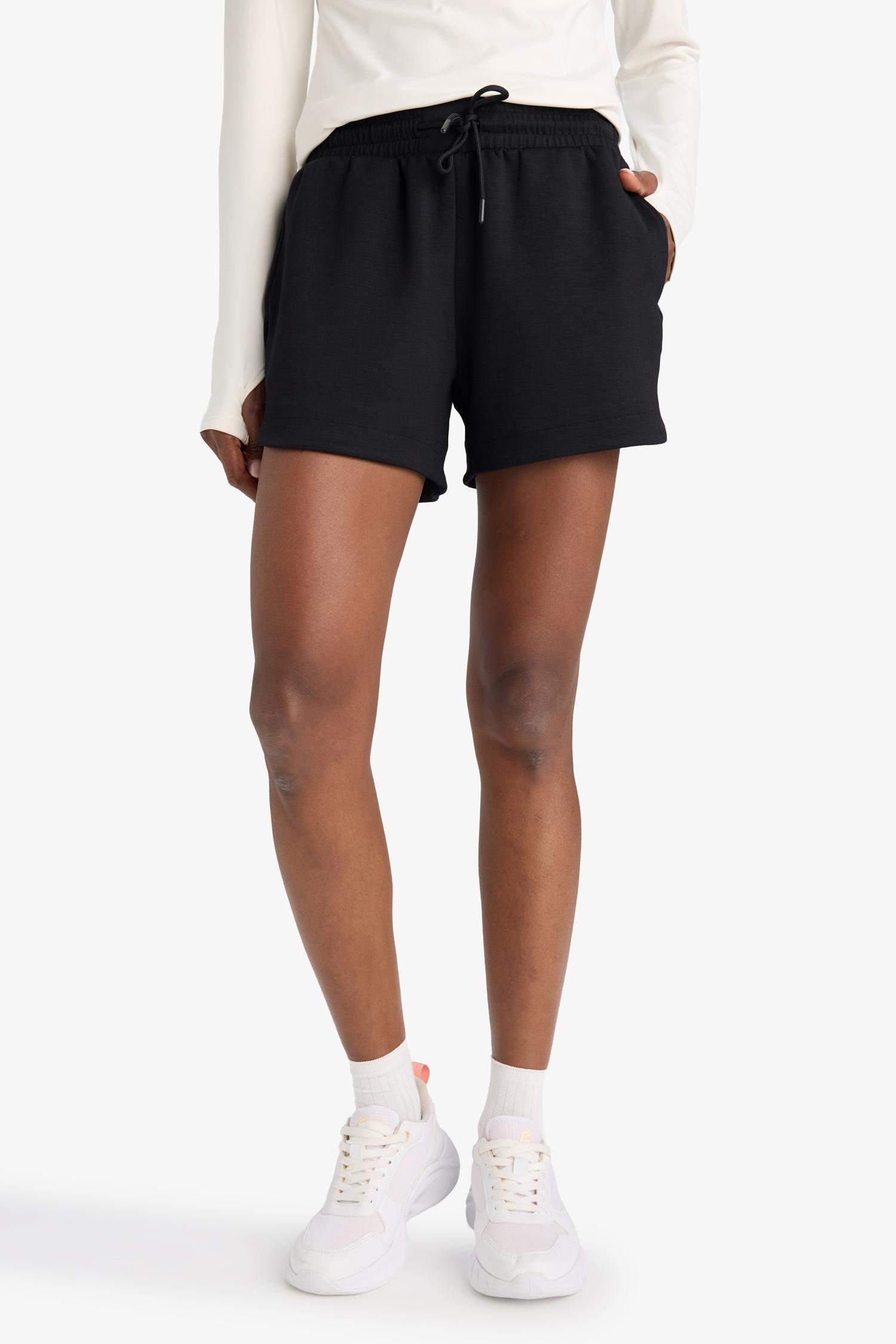 DeFactoFit Standart Fit Kısa Paça Modal Şort