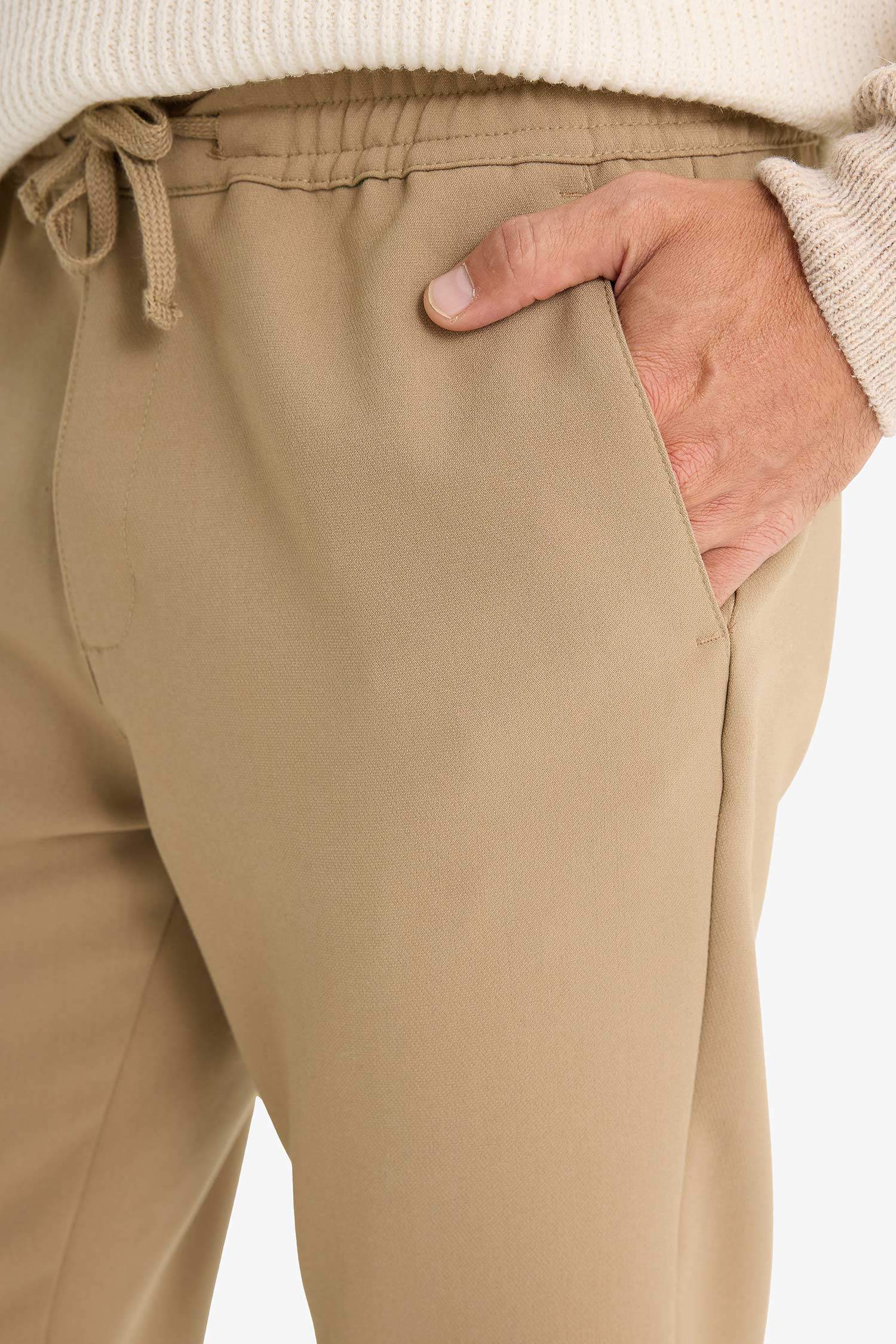 Regular Fit Straight Leg Trousers