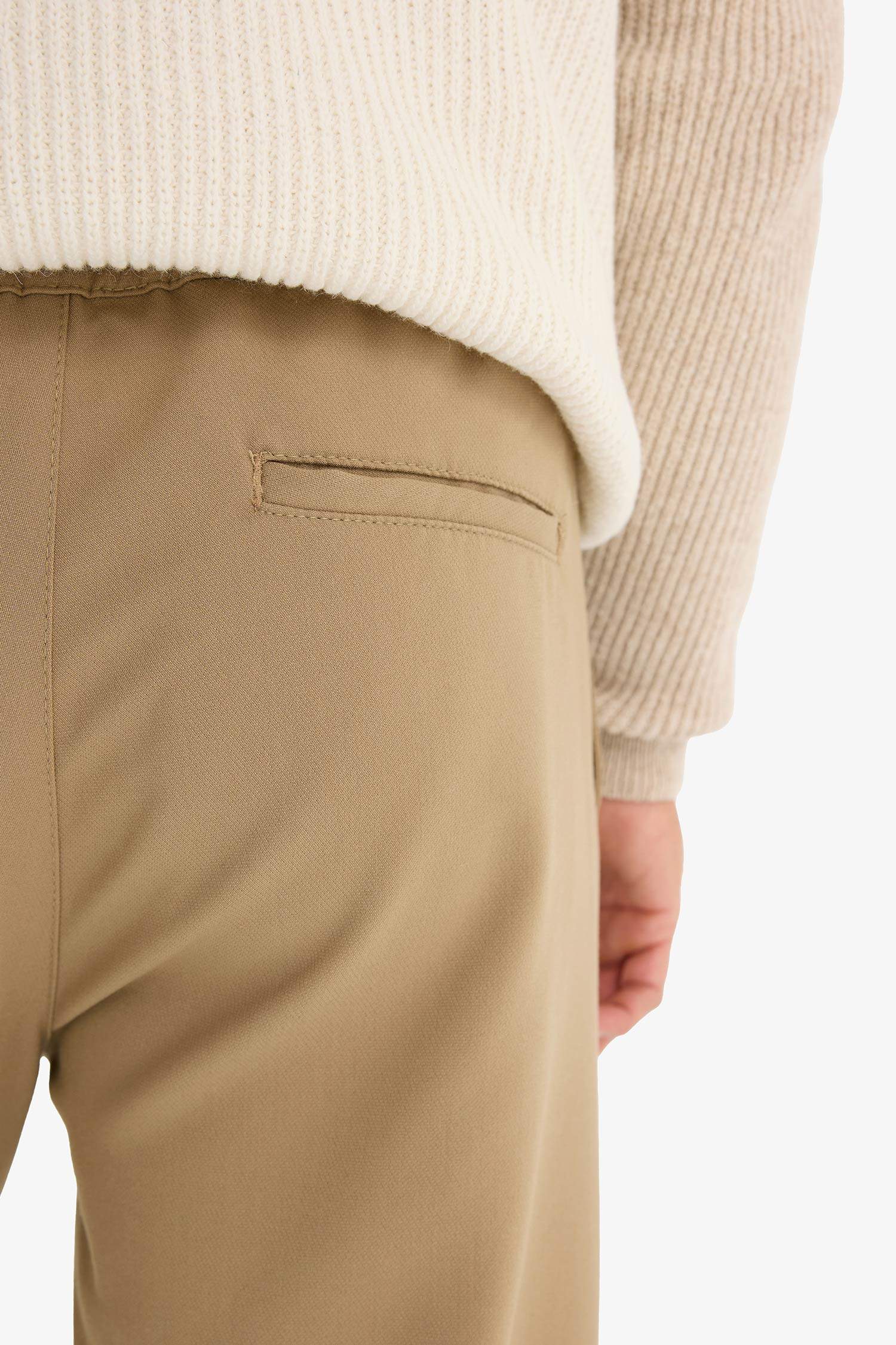 Regular Fit Straight Leg Trousers