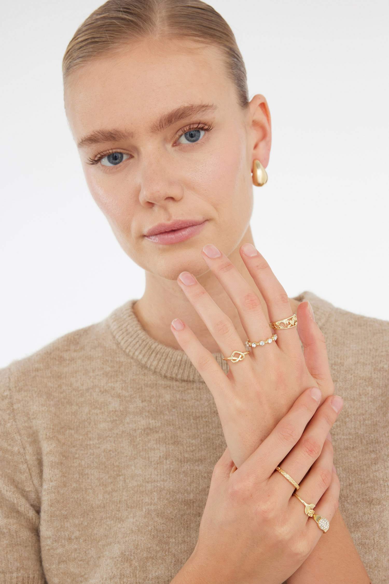 Kadın 6'lı Gold Yüzük