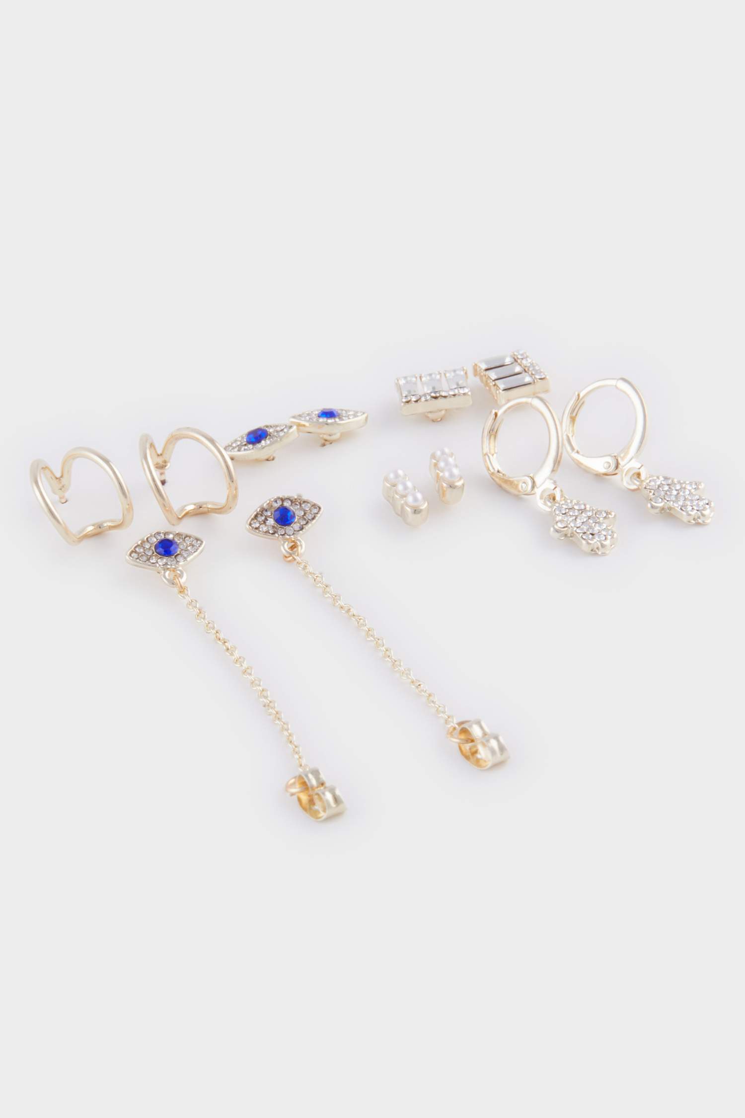 Kadın 6'lı Gold Küpe