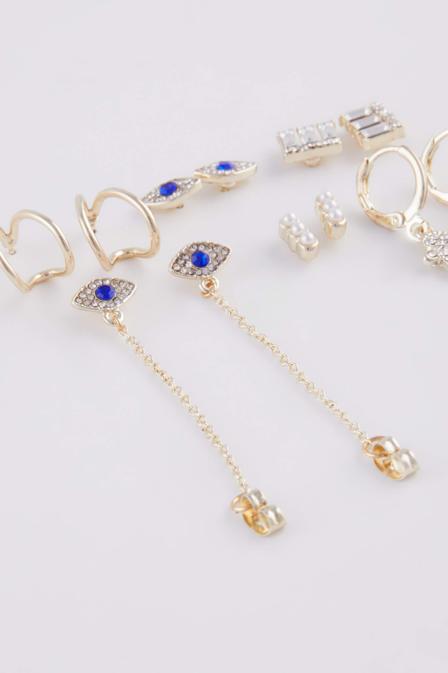 Kadın 6'lı Gold Küpe