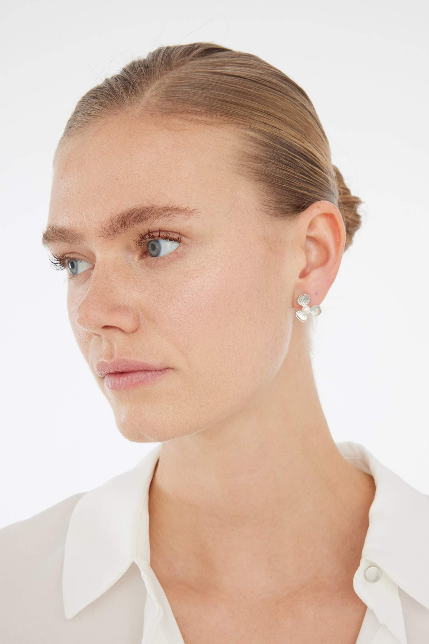 Woman 3 Piece Silver Earrings