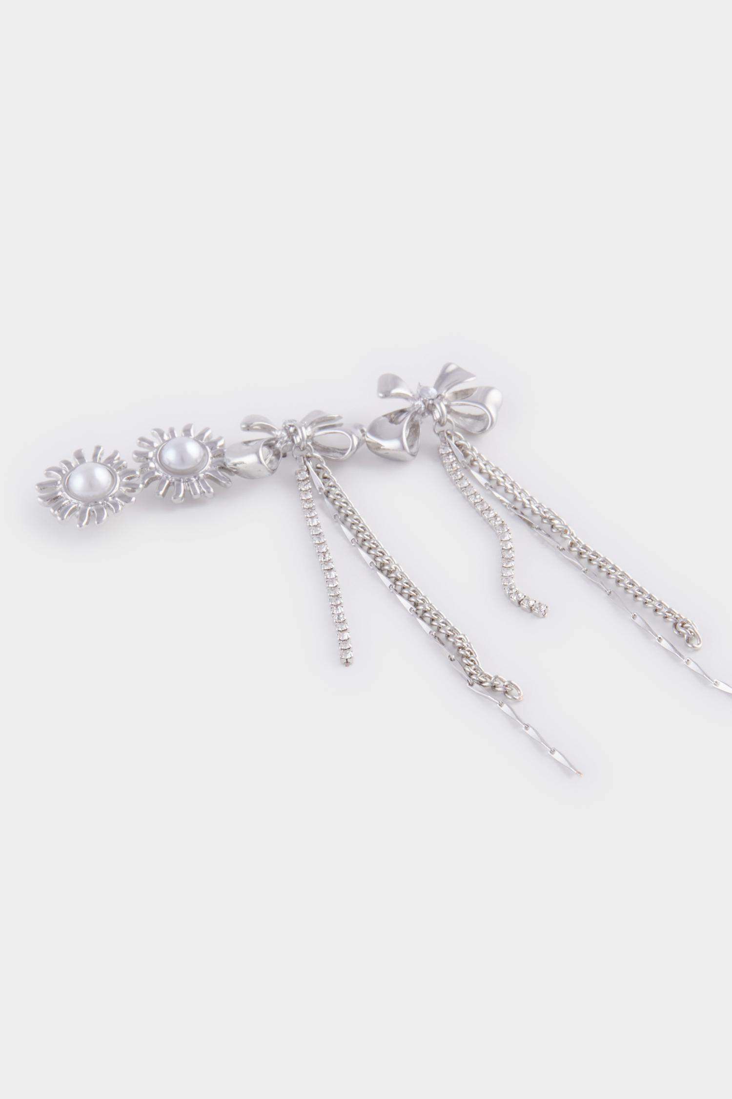 Kadın 2'li Silver Küpe