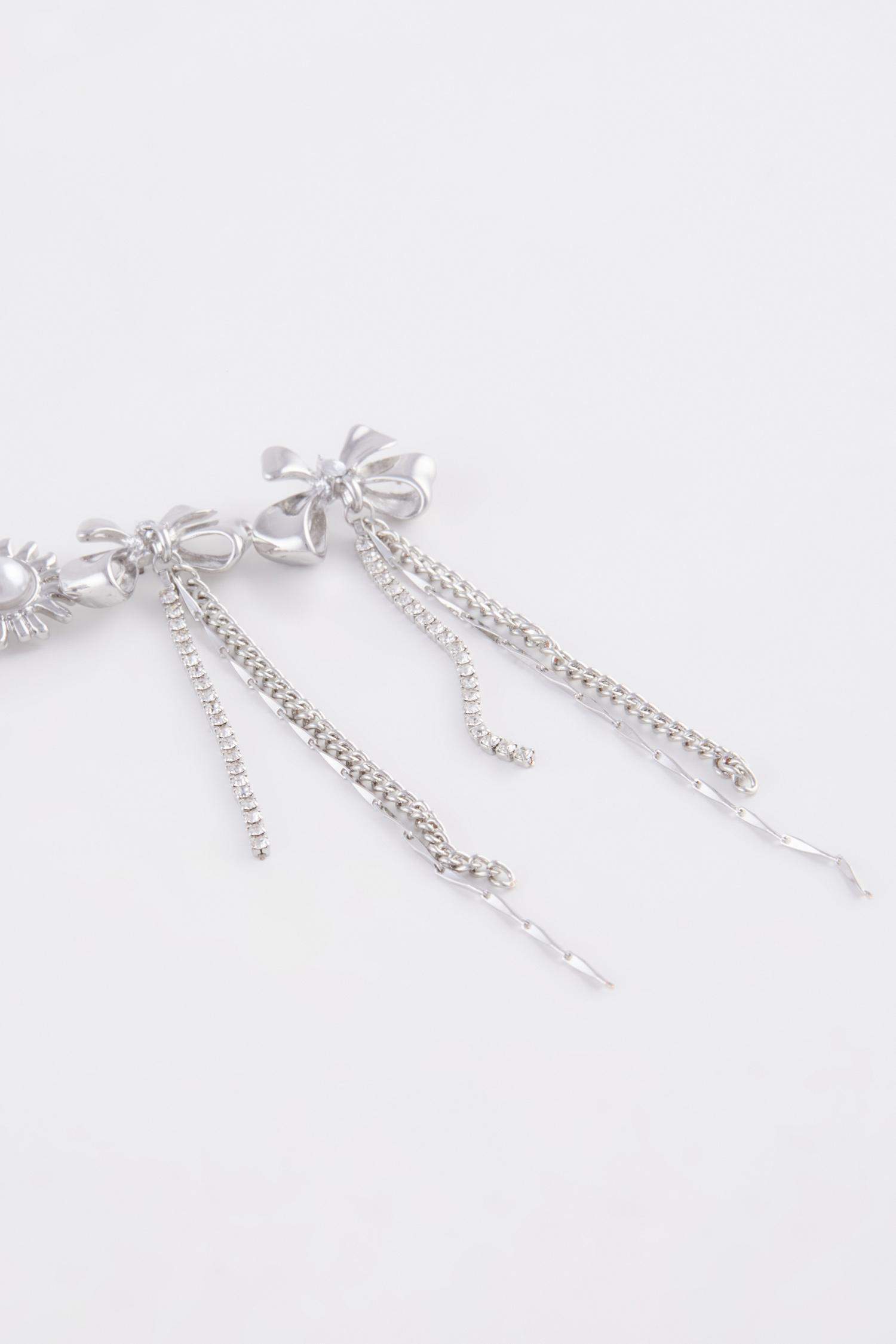 Kadın 2'li Silver Küpe