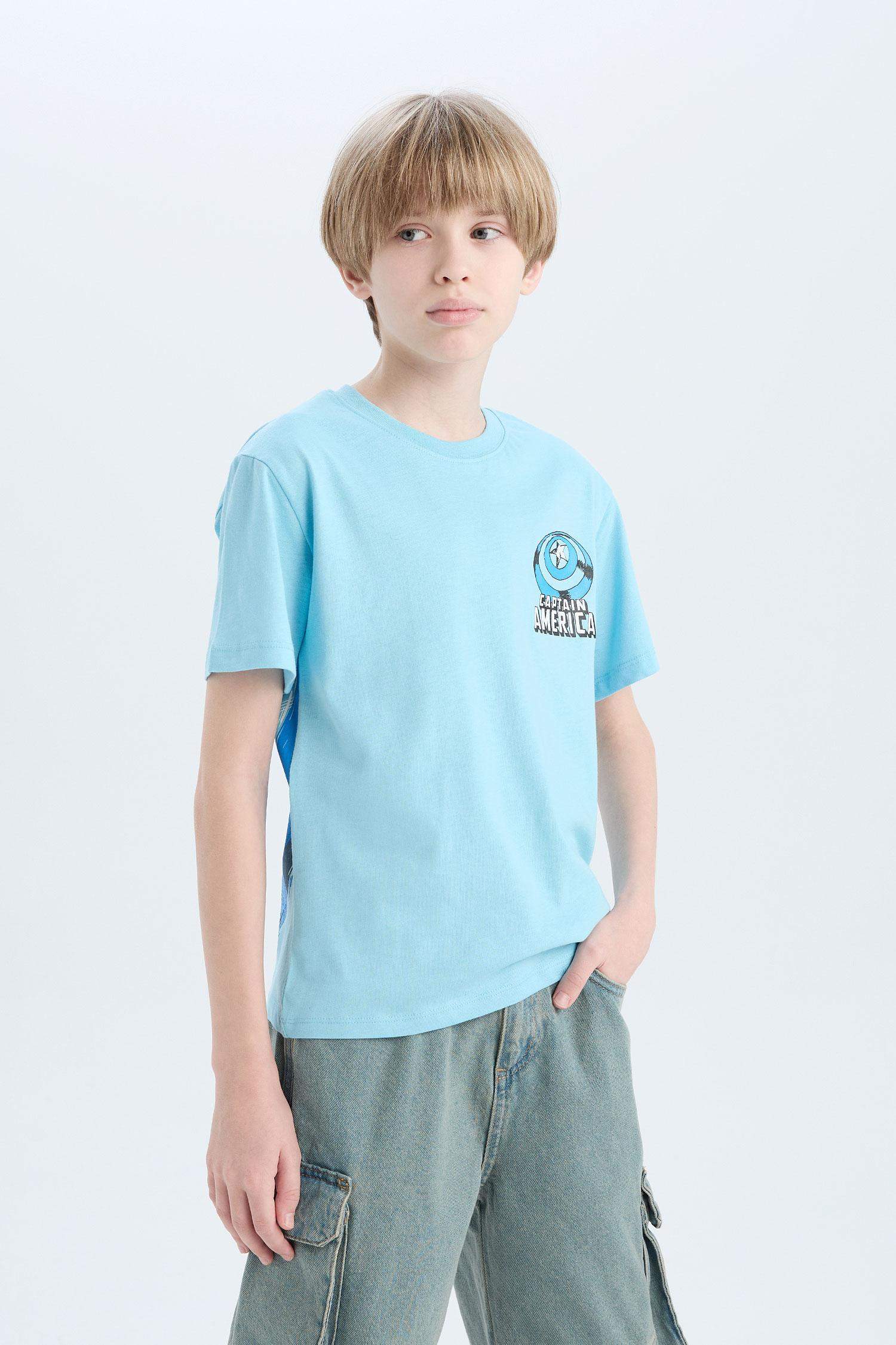 Футболка с круглым вырезом и лицензией Marvel Avengers для мальчиков