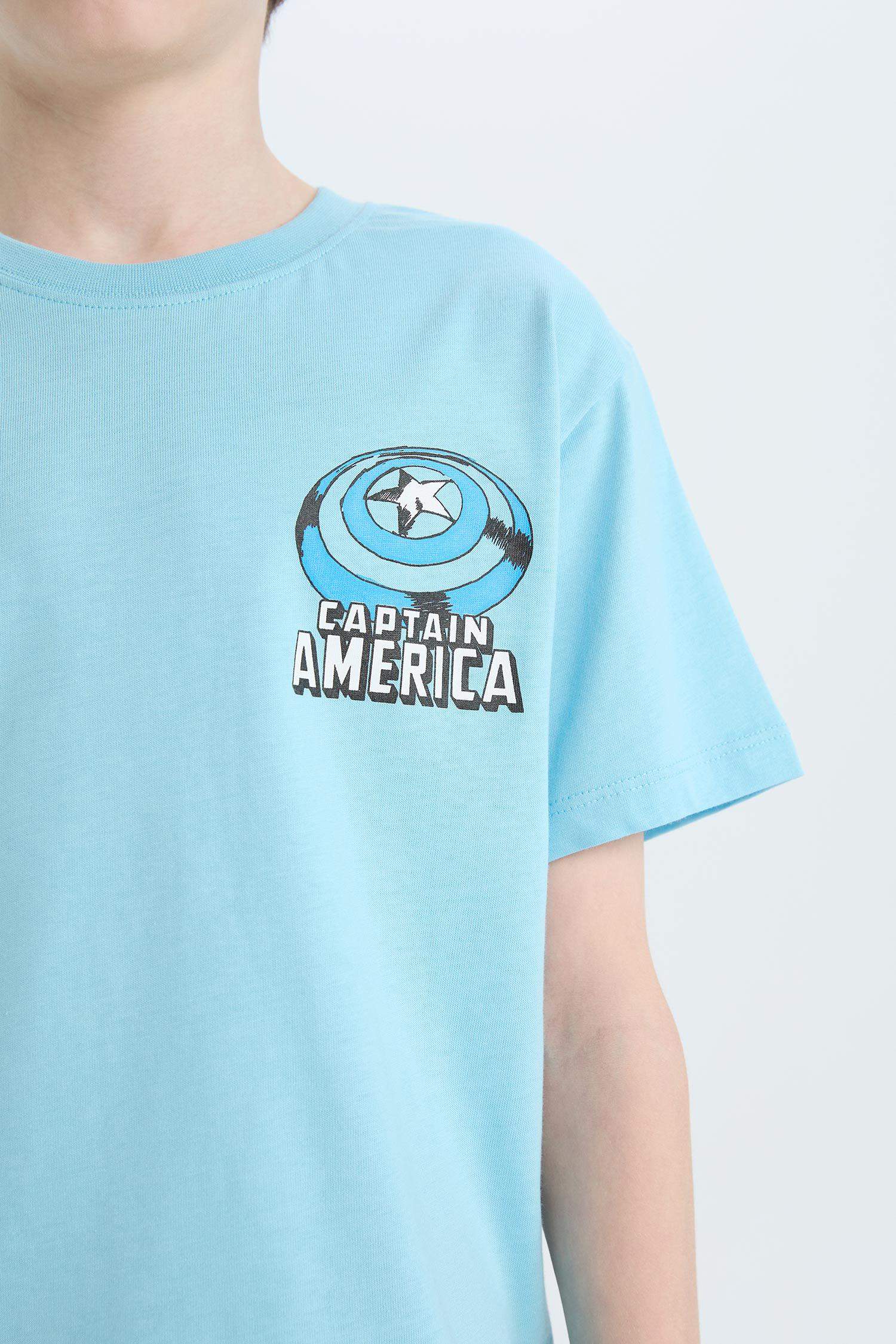 Футболка с круглым вырезом и лицензией Marvel Avengers для мальчиков